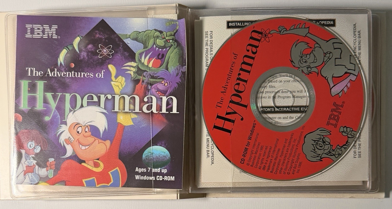 Vintage 90s – IBM Aptiva Windows 95 OEM Software Collection – with Case