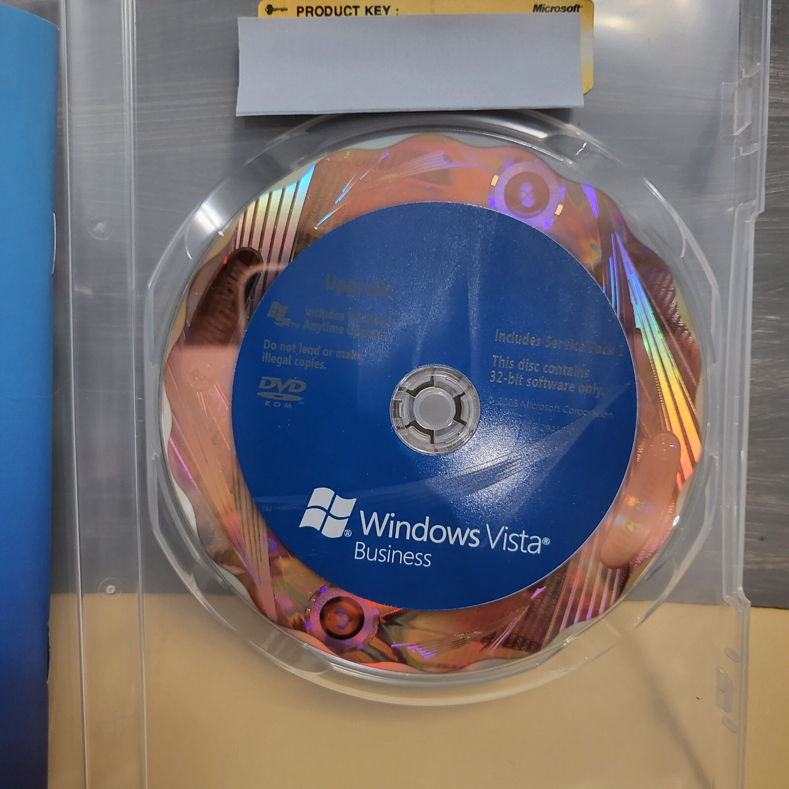 Microsoft Windows Vista Business Upgrade _ 66J-00003 _ 32-Bit Only