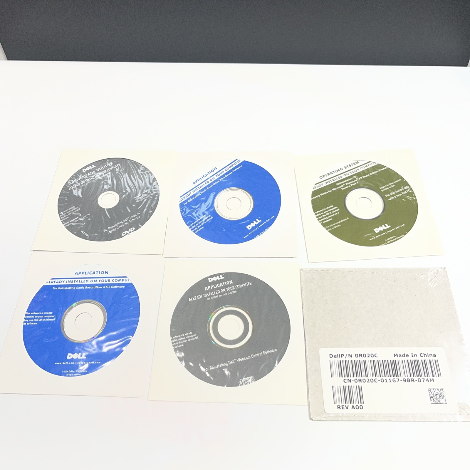 Dell Windows XP Pro Service Pack SP2 Reinstallation CDs Optiplex SEALED* 6 Discs
