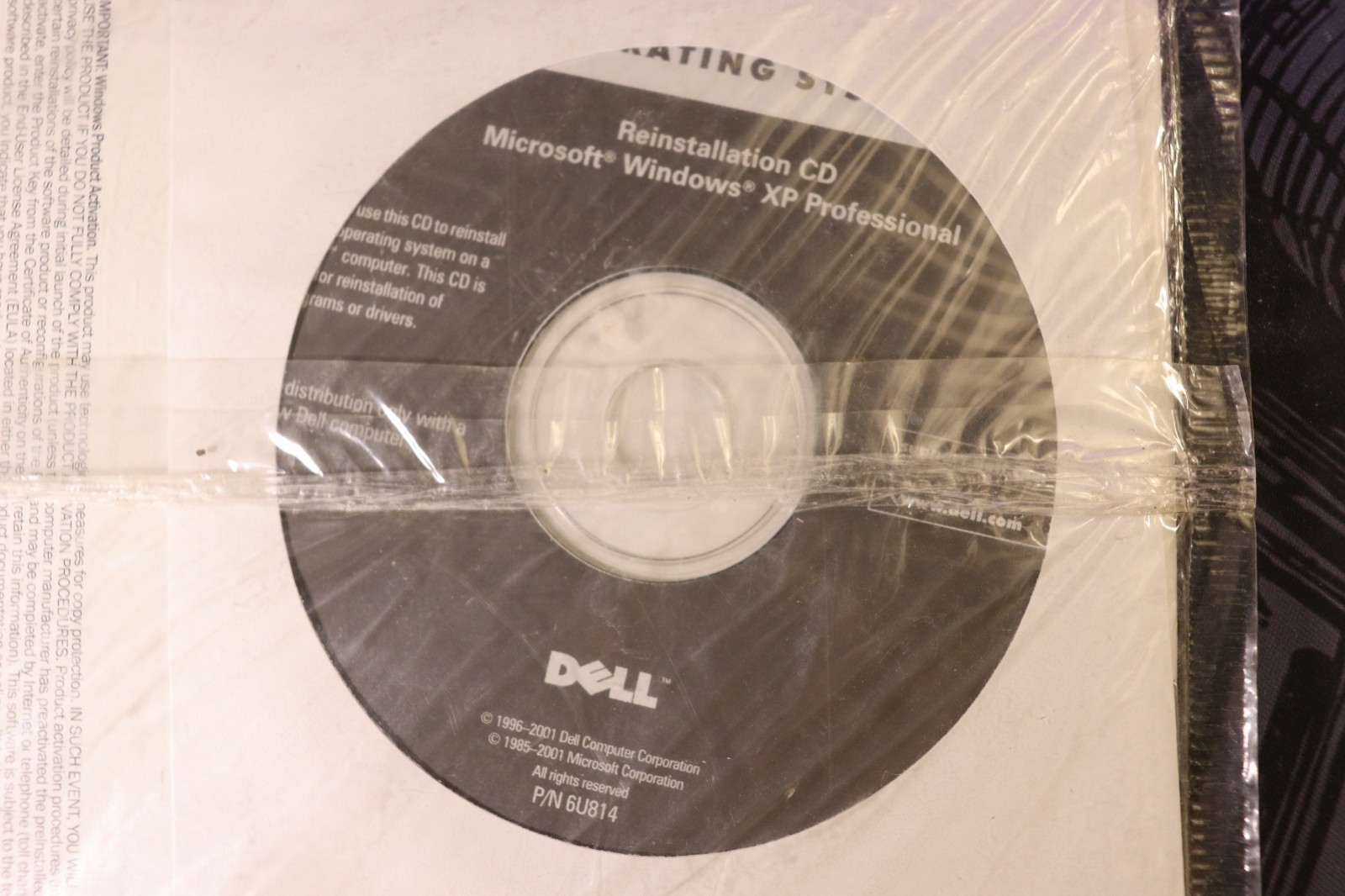 Microsoft Windows XP Professional Version 2002 OEM Dell Sealed Recovery CD New
