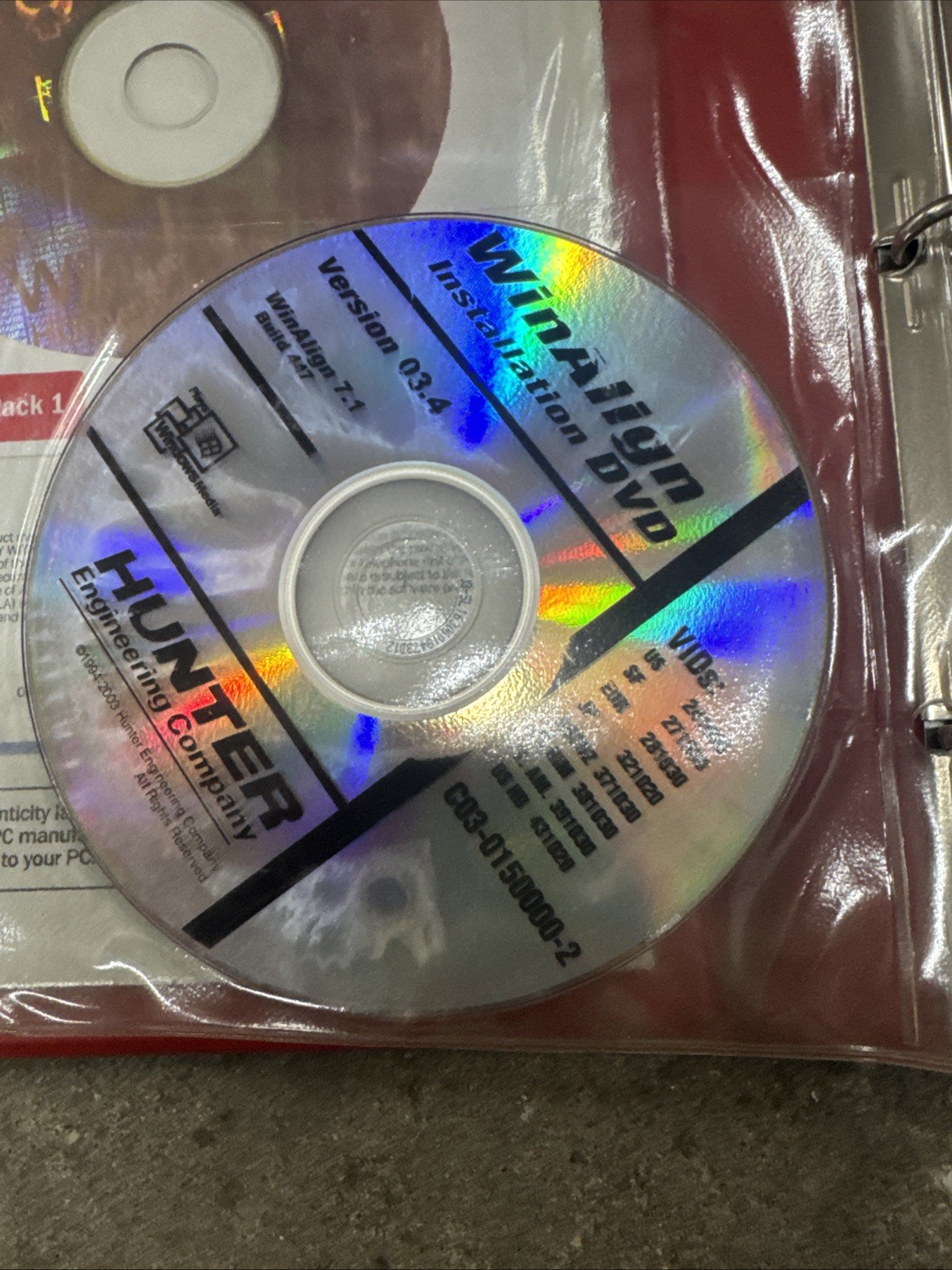 Hunter Engineering Company DVDs/cds 5 Discs Lot