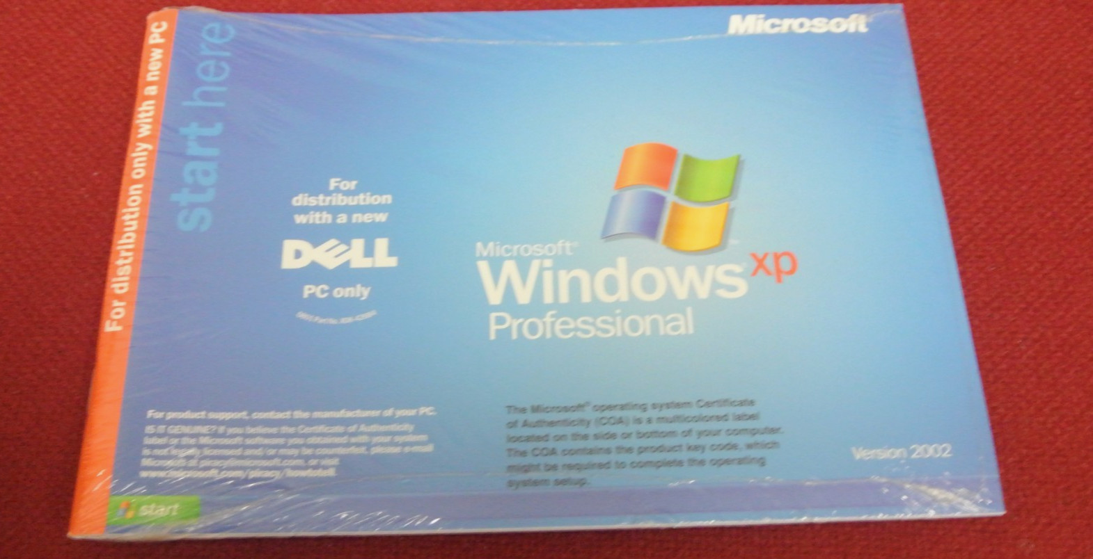 Dell Windows XP Professional Service Pack 2 Reinstallation CD Factory Sealed