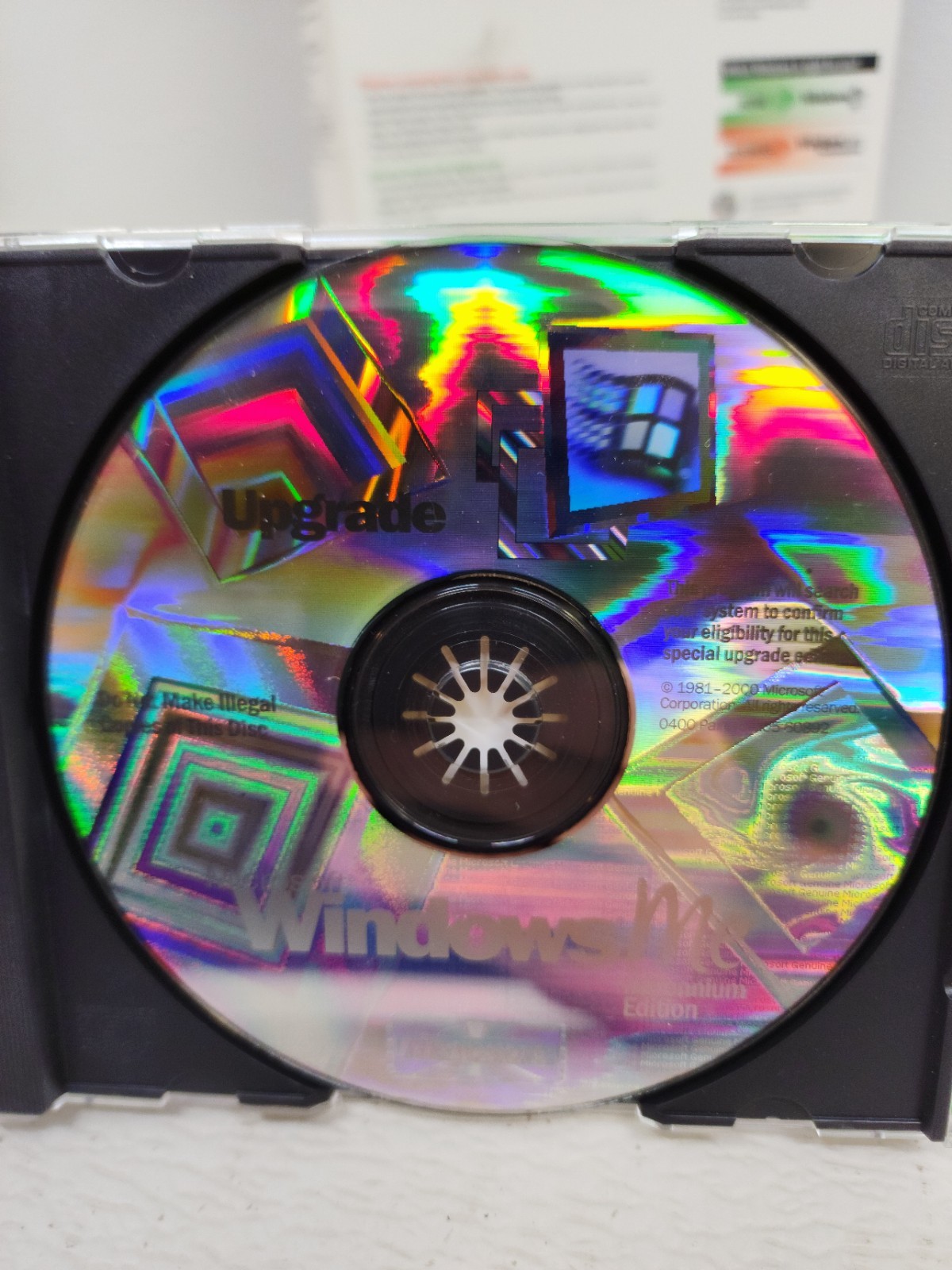 Microsoft Windows Millennium ME UPGRADE 2000 Rare Win CD in BOX with Product Key