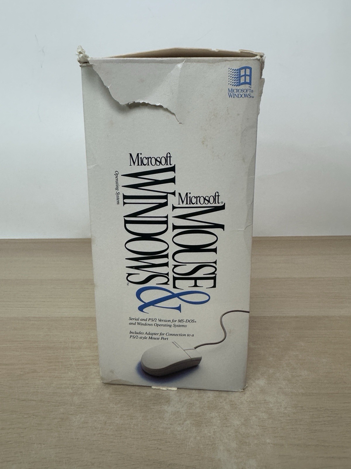 Microsoft Windows 3.1 Operating System + Microsoft Mouse – Vintage 1992 Big Box
