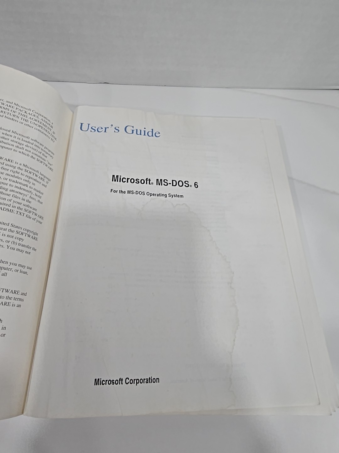 Vintage Microsoft MS-DOS 6.0 Upgrade Operating System 3.5″ Discs + 5.25″ Floppys
