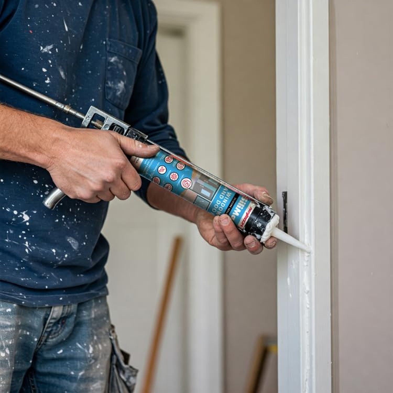 Window & Door – 100% Silicone Caulk White, Window Seal, RTV Silicone Seala
