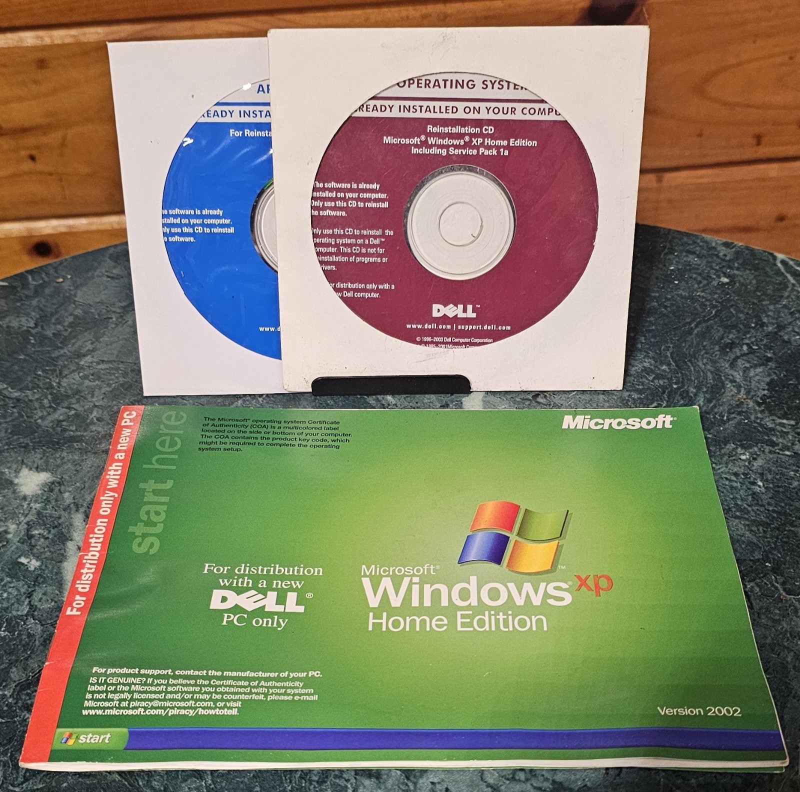 Dell System Discs For Vintage PCs Includes Windows XP Home Edition SP1