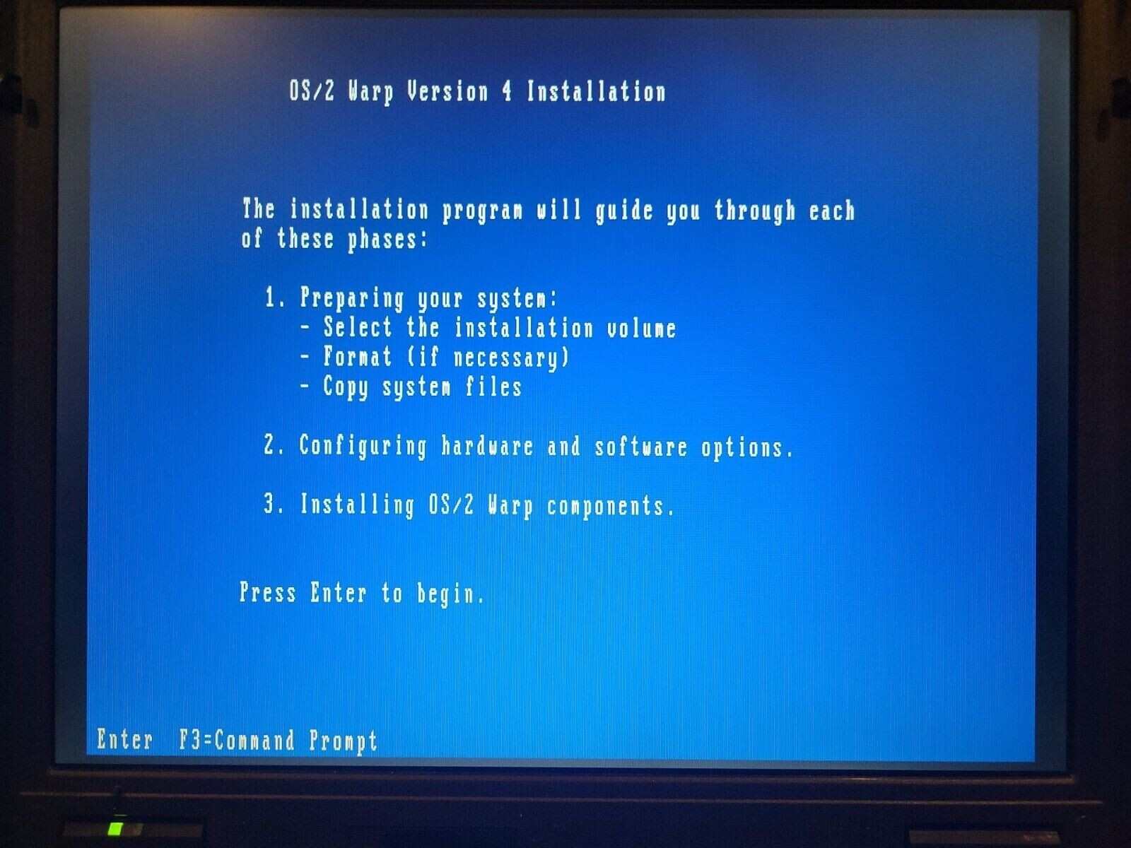 IBM OS/2 Warp Version 4.52 (14.089_W4) BOOTABLE CD Installation Media OS2 CDROM