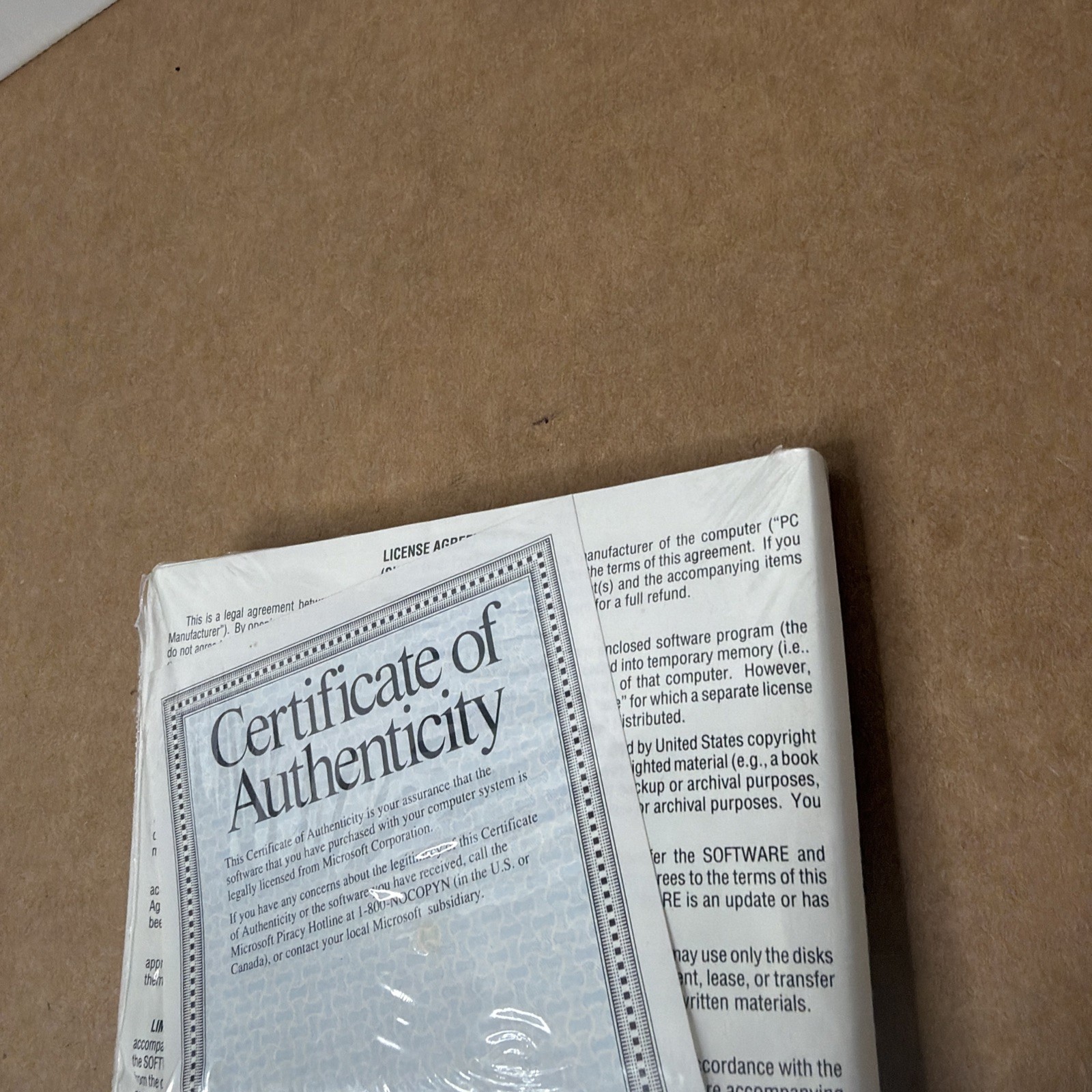 Vintage Microsoft MS-DOS 6.2 Concise User’s Guide 3.5″ w/ COA New Sealed