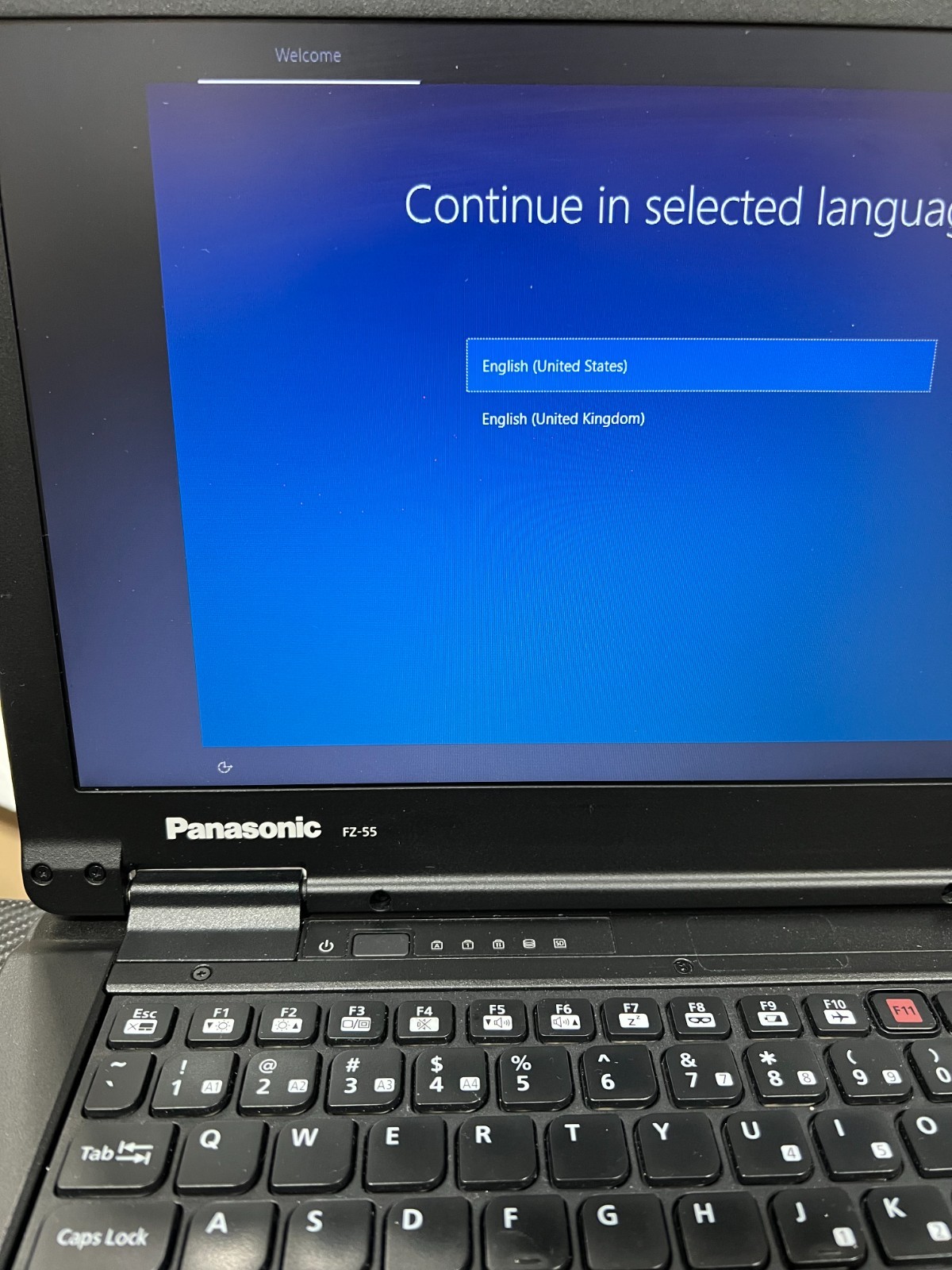 Panasonic FZ-55 mk1 Win10 Pro 20h2, TOUGHBOOK , USB RECOVERY DRIVERS SYSTEM