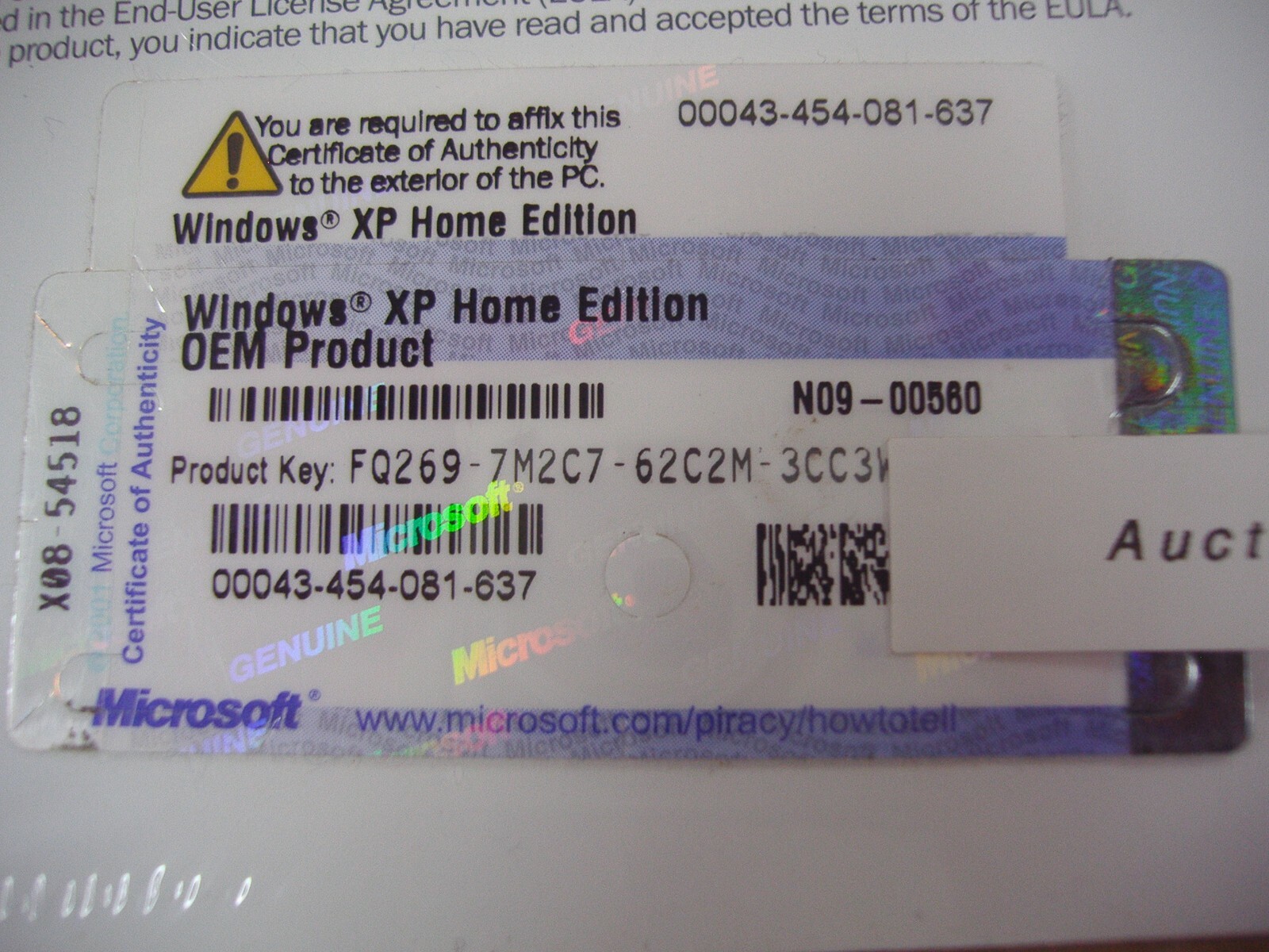 MICROSOFT WINDOWS XP HOME FULL ENGLISH OPERATING SYSTEM OS MS WIN =NEW SEALED=