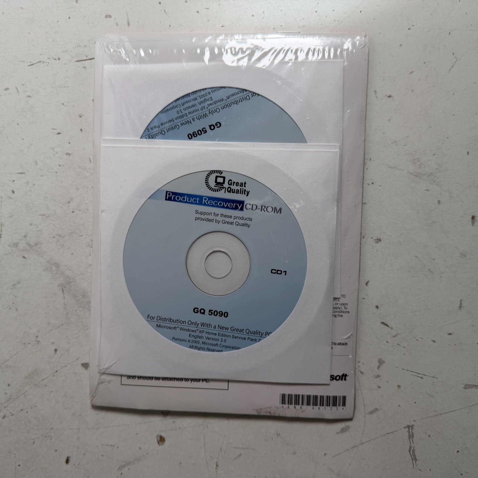 Microsoft Windows XP Home Edition 2002 Version Genuine Computer Software – New