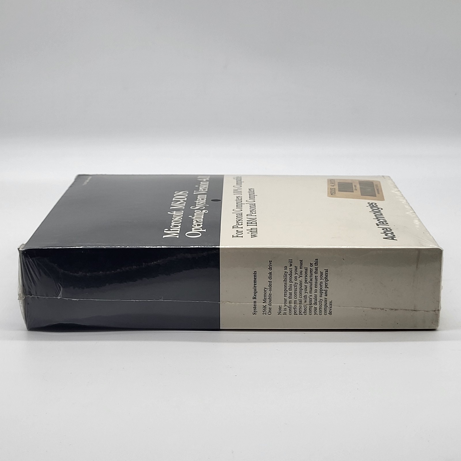Microsoft MS-DOS 4.01 OEM ACBEL Factory Sealed 5.25″ IBM PC XT Software
