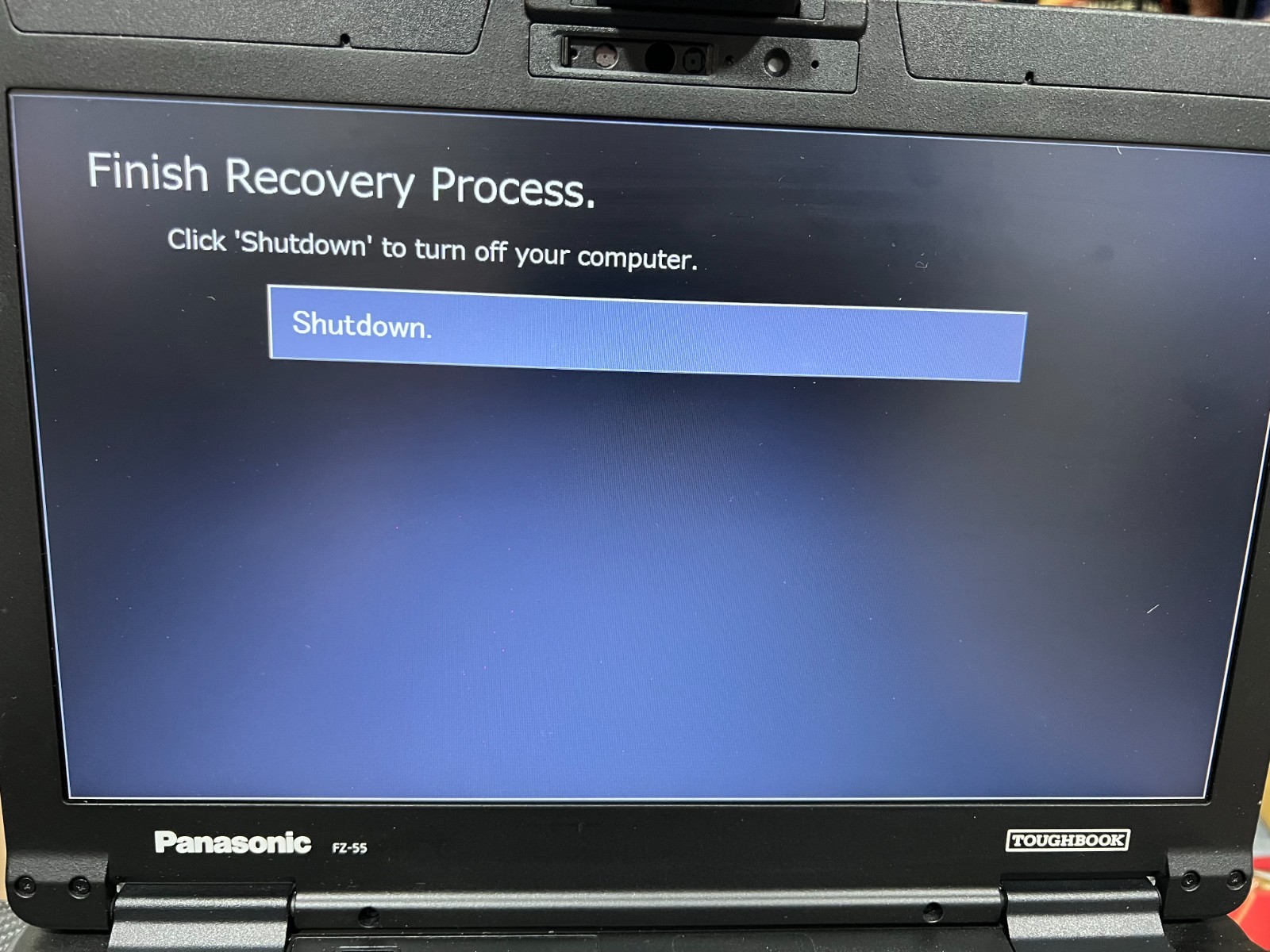 Panasonic FZ-55 mk1 Win10 Pro 20h2, TOUGHBOOK , USB RECOVERY DRIVERS SYSTEM