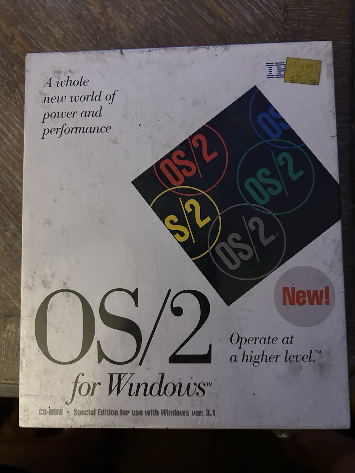 IBM OS/2 for Windows Version 3.1 on 3.5″ Floppy Disks Special Edition Sealed