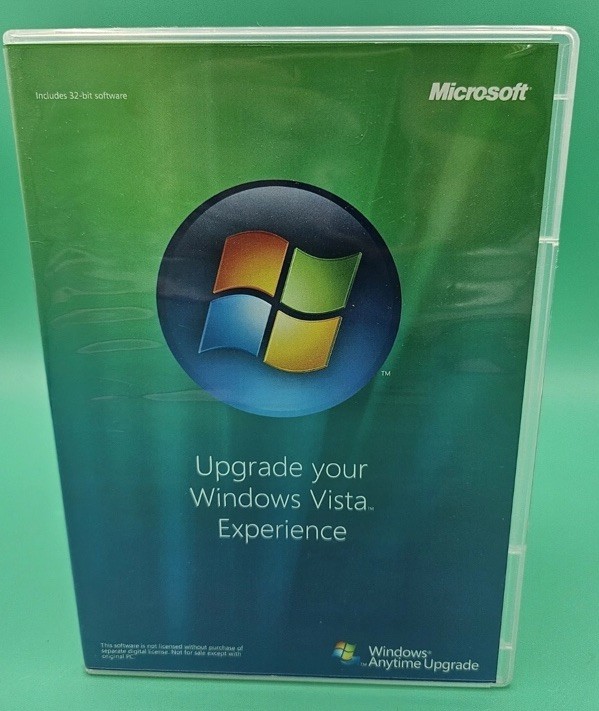Microsoft Windows Vista Experience Anytime Upgrade Disc (32 Bit) DVD CD-ROM VTG