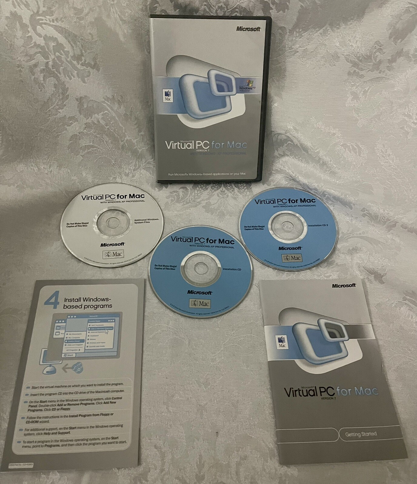 Macintosh Virtual PC Version 7 for Mac Software Install CD w/ Product Key