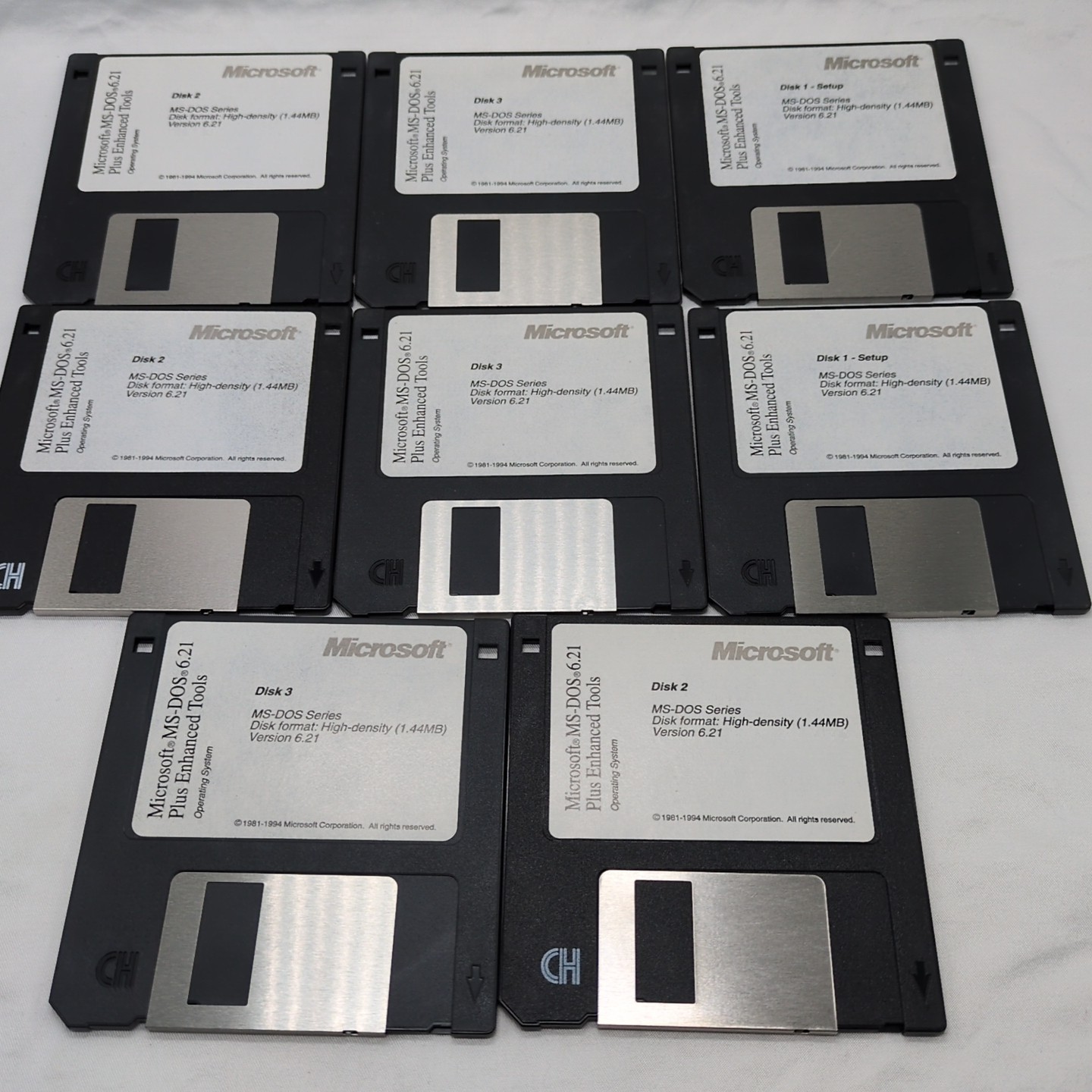 Lot Of (20) Vintage Dos 6.21 & 6.0 3.5″ Floppy Disks