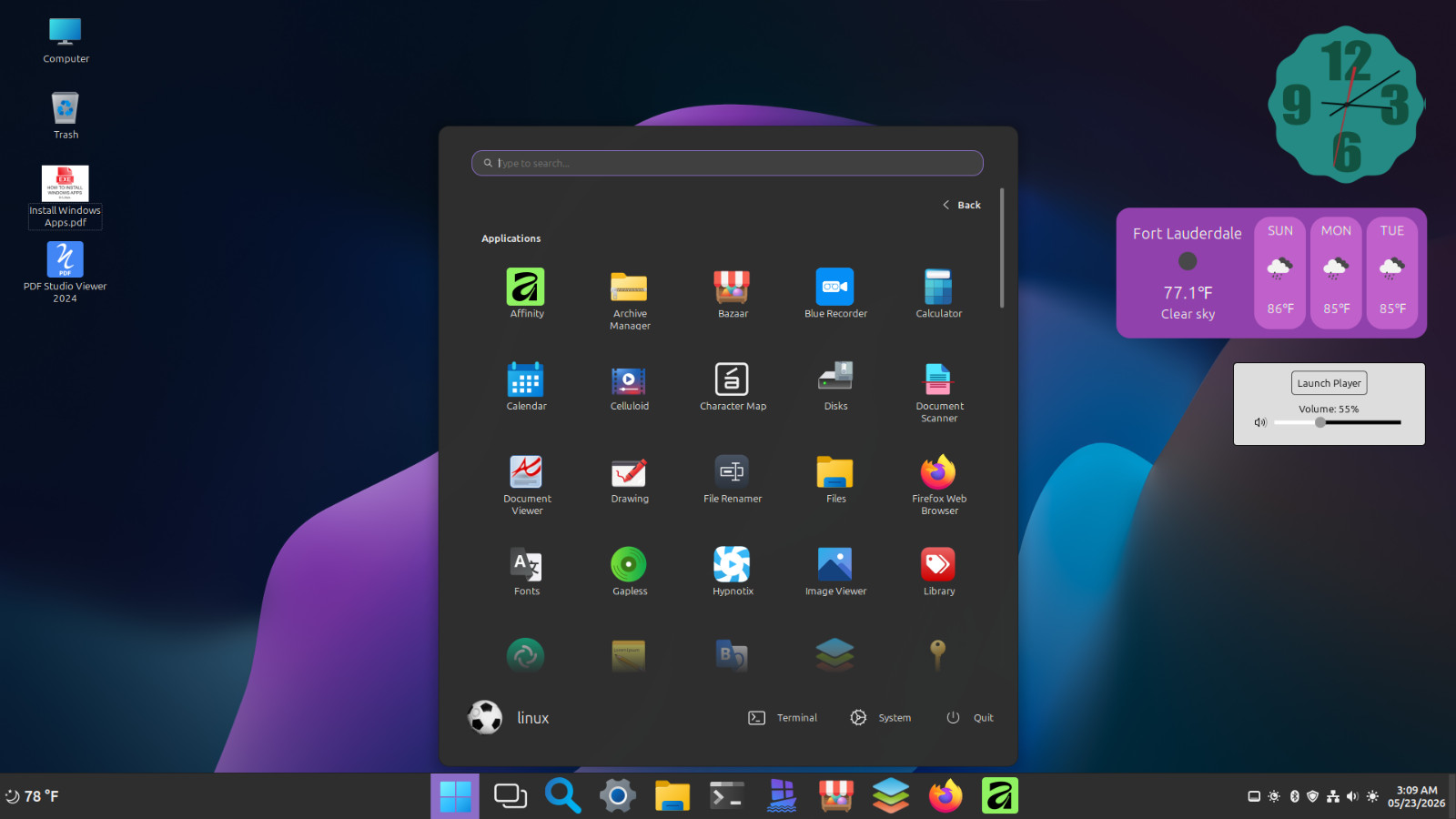 Linux Mint 22.3 Preloaded on 2.5″ 500GB Hard Drive (Windows 11 theming) #5