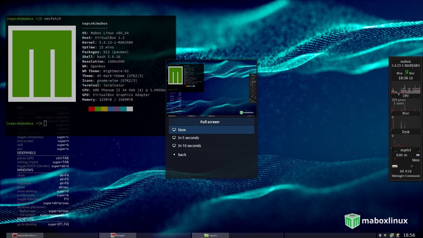 Latest New Release MaBox Ma Box Linux OS Operating System for PC on DVD