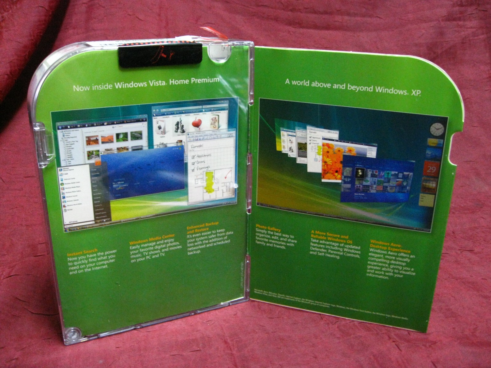 Microsoft Windows Vista Home Premium 32 Bit DVD Retail Box with Product Key