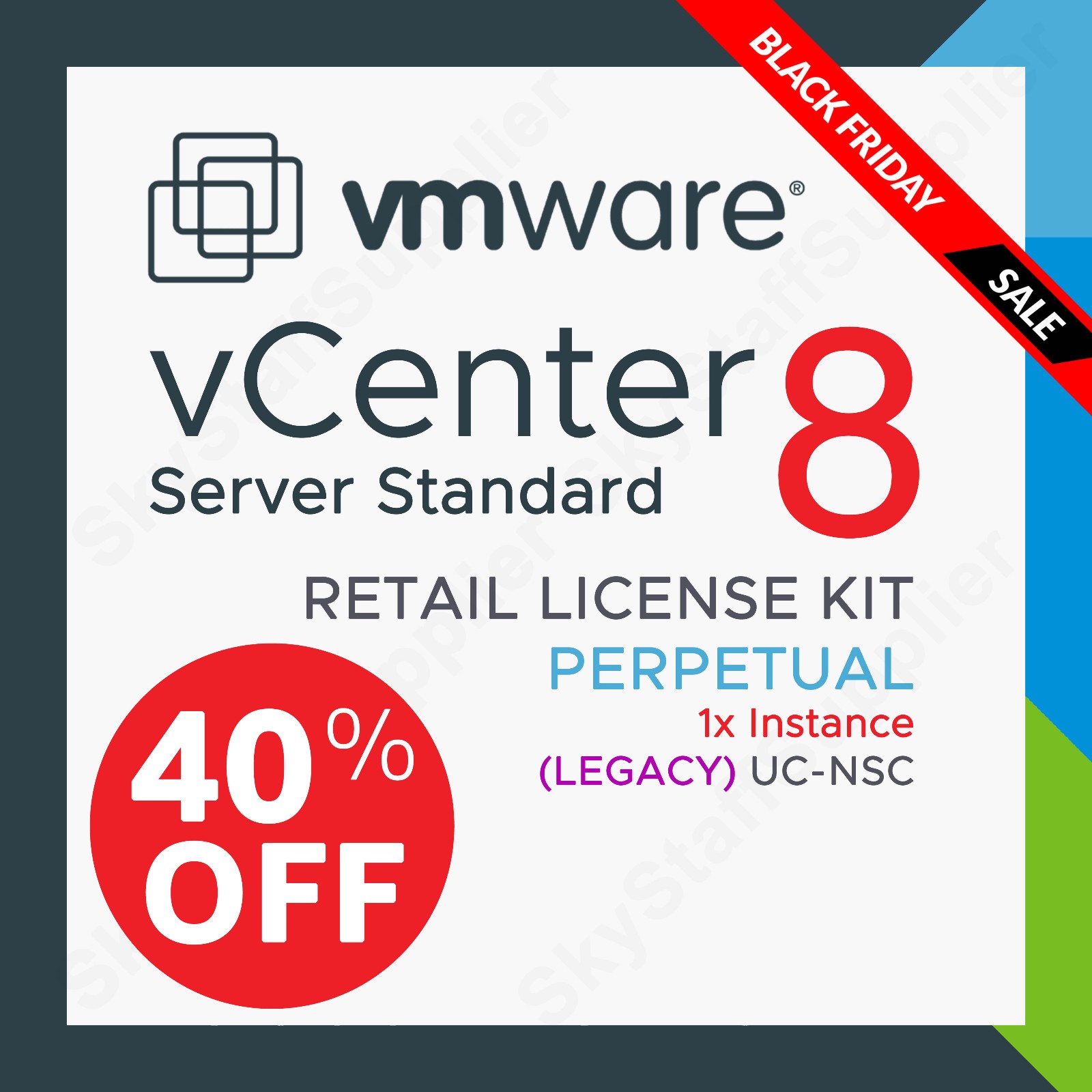 vCenter Server Standard 8 for vSphere v8 – Perpetual License UC NSC RETAIL PACK
