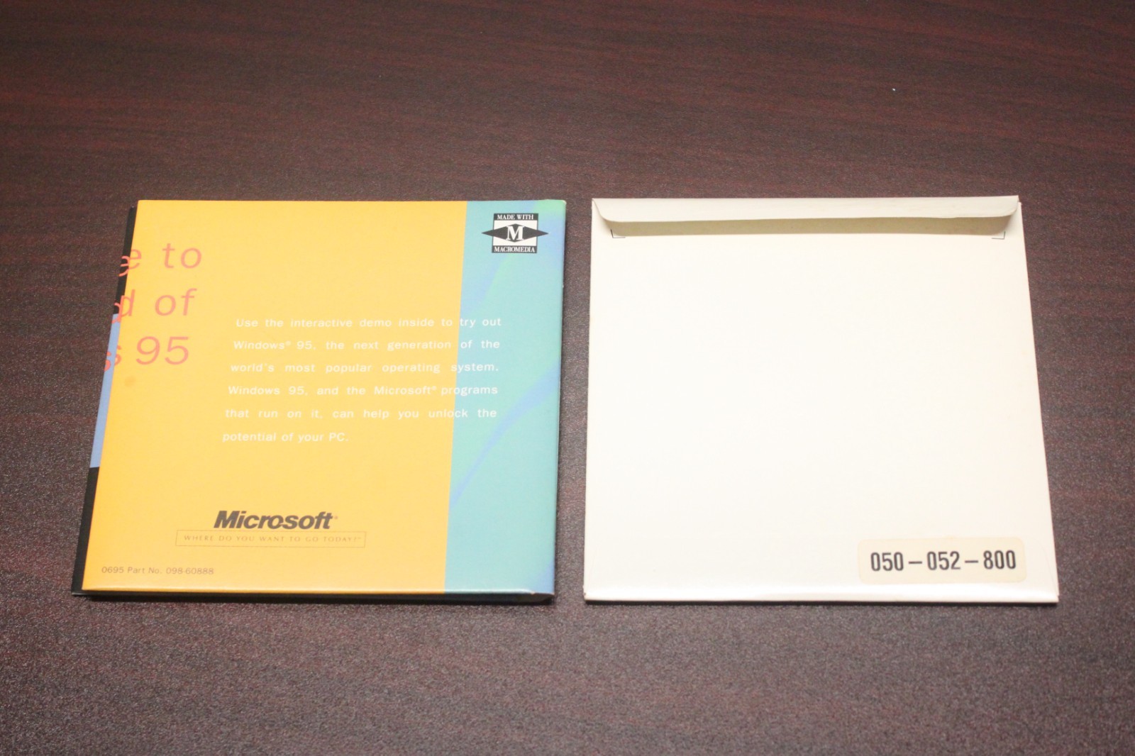 Microsoft World of Windows 95 Interactive Demo CD & Migration Planning Kit BETA