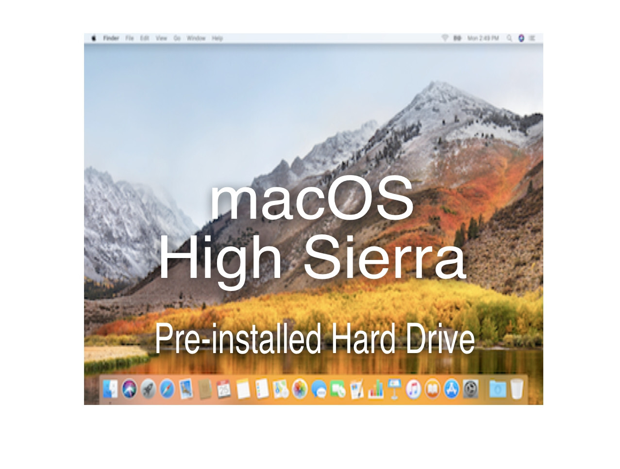 macOS High Sierra Pre-installed 250GB Hard Drive for Macbook Pro 2010-2012 (5)