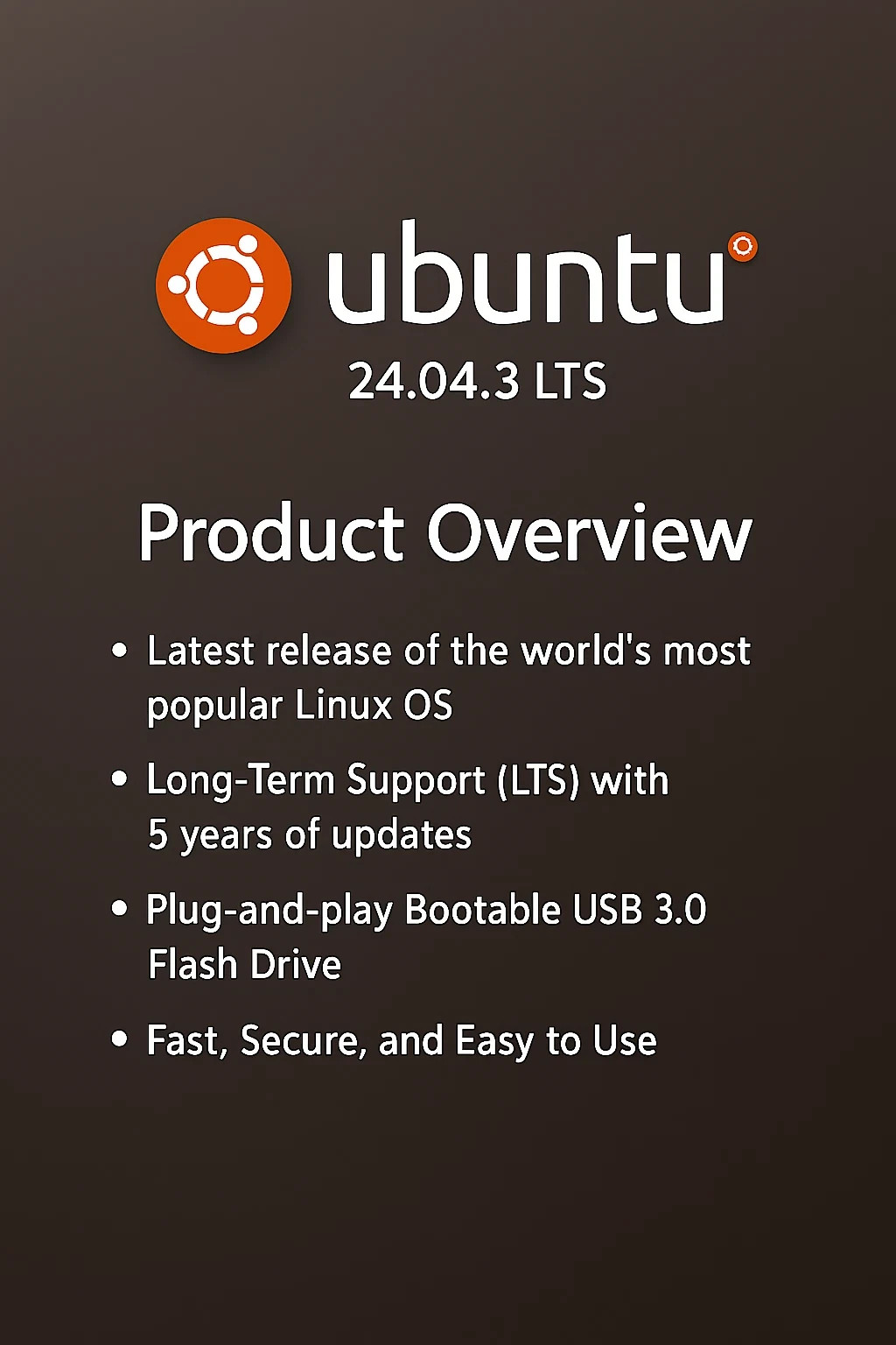 Ubuntu Cinnamon 24.04.3 LTS Live Install DVD Latest NEW VERSION FLORIDA SHIPPER
