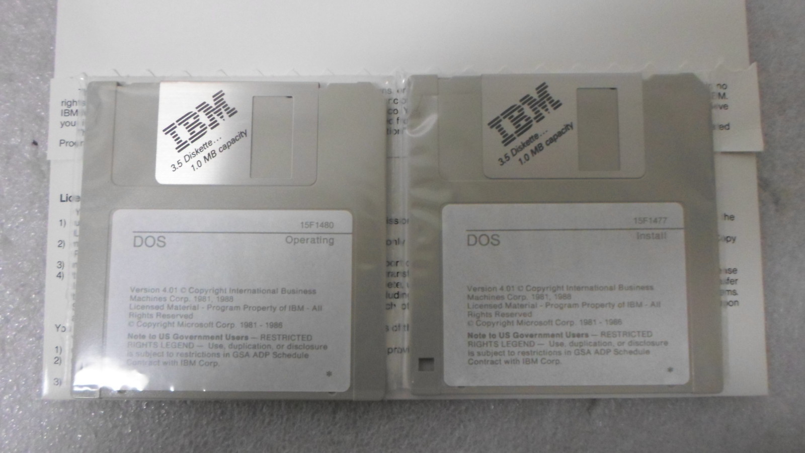 IBM Disk Operating System Version 4.00 3.5″ Diskettes – Original Box
