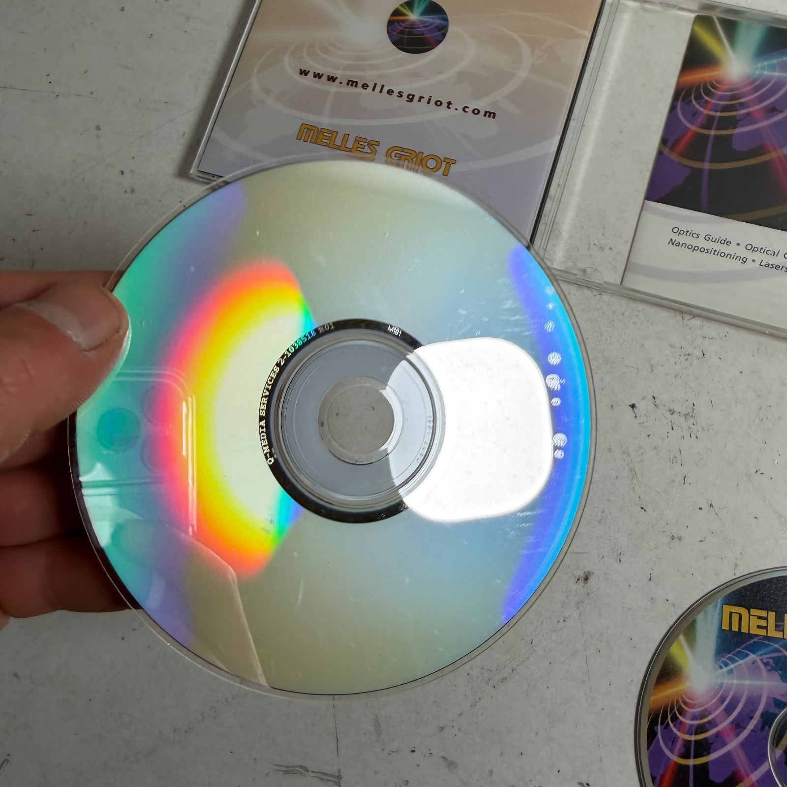 Melles Griot The Practical Application of Light (CD, 1999) Software For Windows