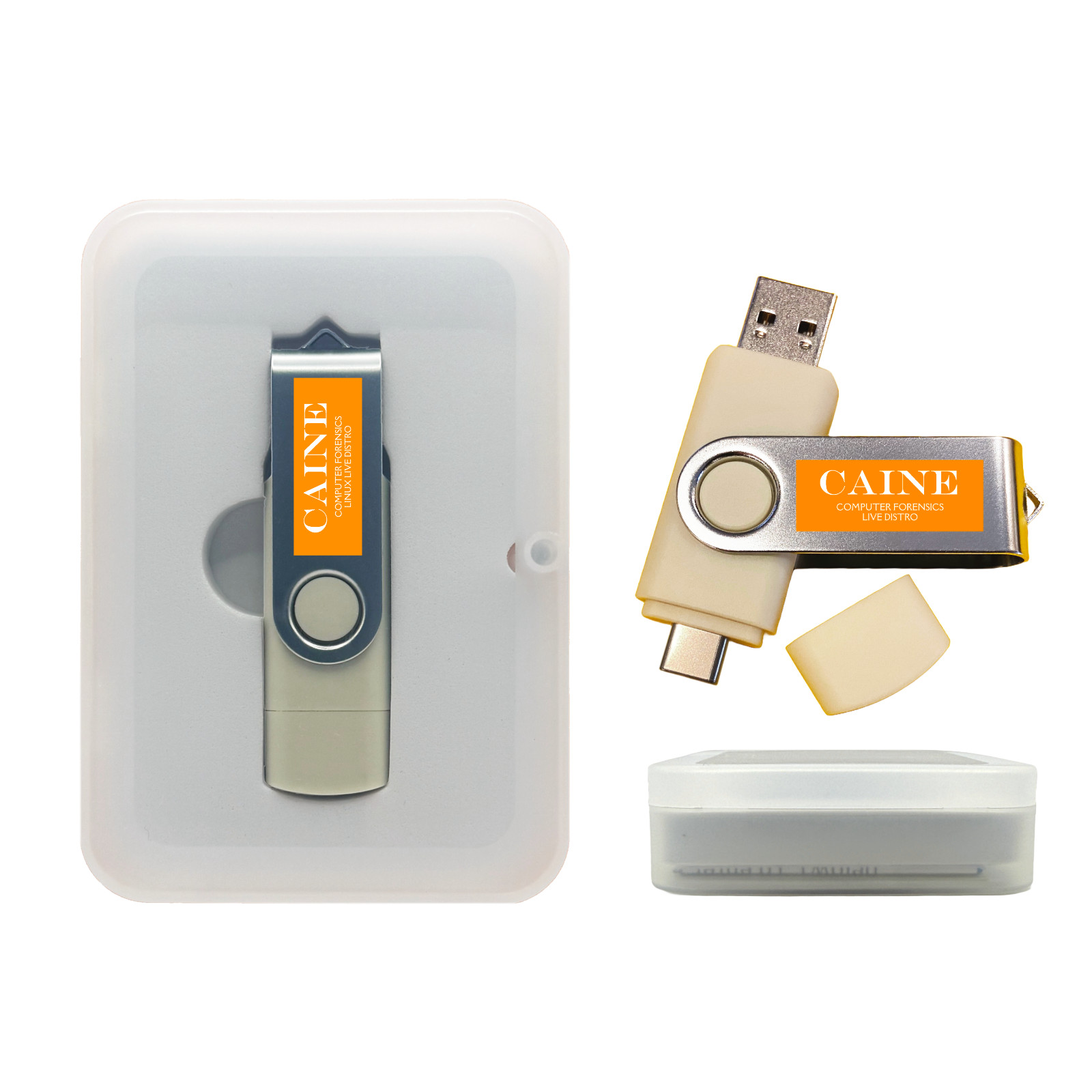 IT Digital Forensics Investigative Environment Toolkit (CAINE) Bootable Live USB