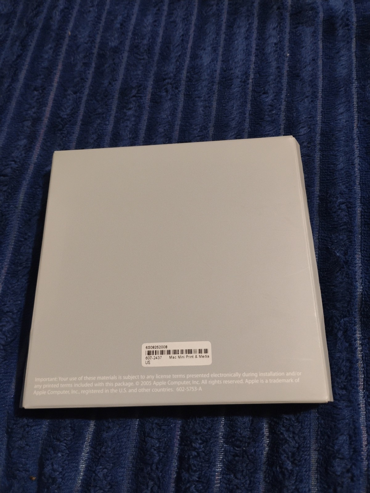 Mac Computers OS X Install Disc 1 & 2 Version 10.5.4 2008 Model 3A152 W/Manuals