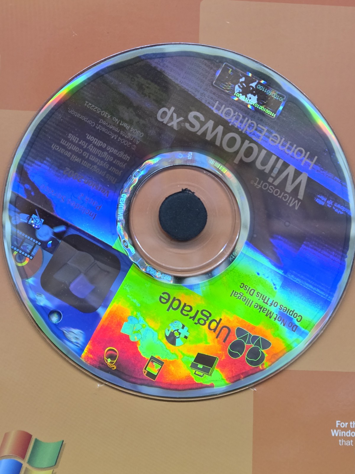 Windows XP Home Edition Upgrade 2002 with Product Key and Disc