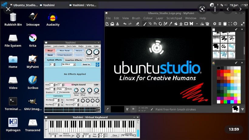 Ubuntu Studio 24.04.1 LTS DVD 2025 – Bootable LIVE/INSTALLER | Create Endlessly