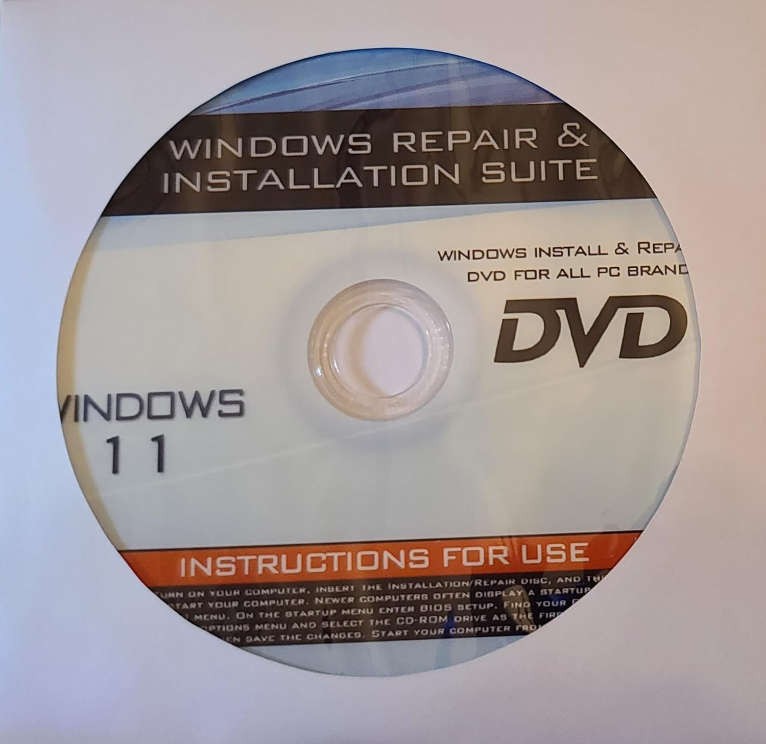 Win 11 Compatible Install, Repair & Recovery – Home & Pro Edition -64Bit Only