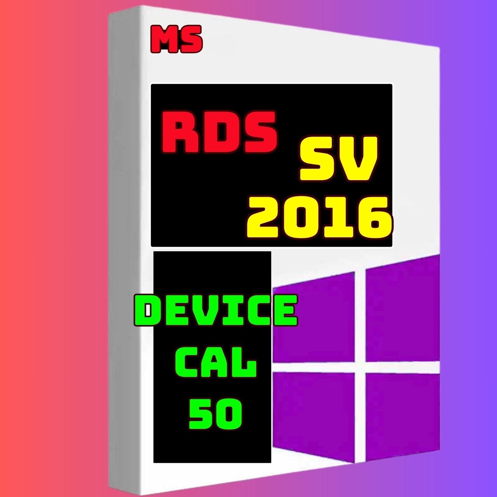 Rds Device Cal 50 , Desktop Remote Service – for SV 2016 set up, Rdp 50