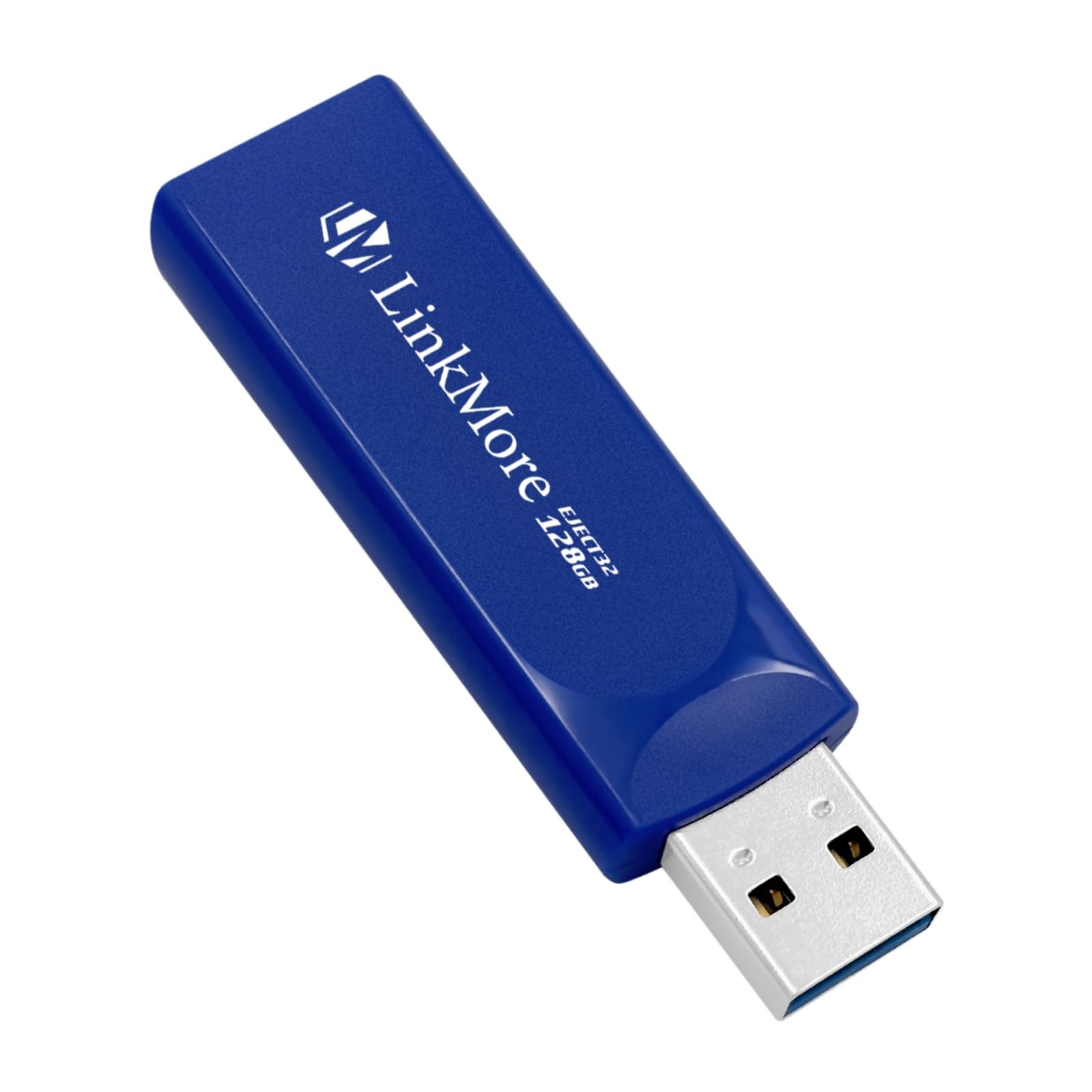 LinkMore EJECT32 128GB USB 3.2 Flash Drive, Read Speed up to 100MB/s, Retract…
