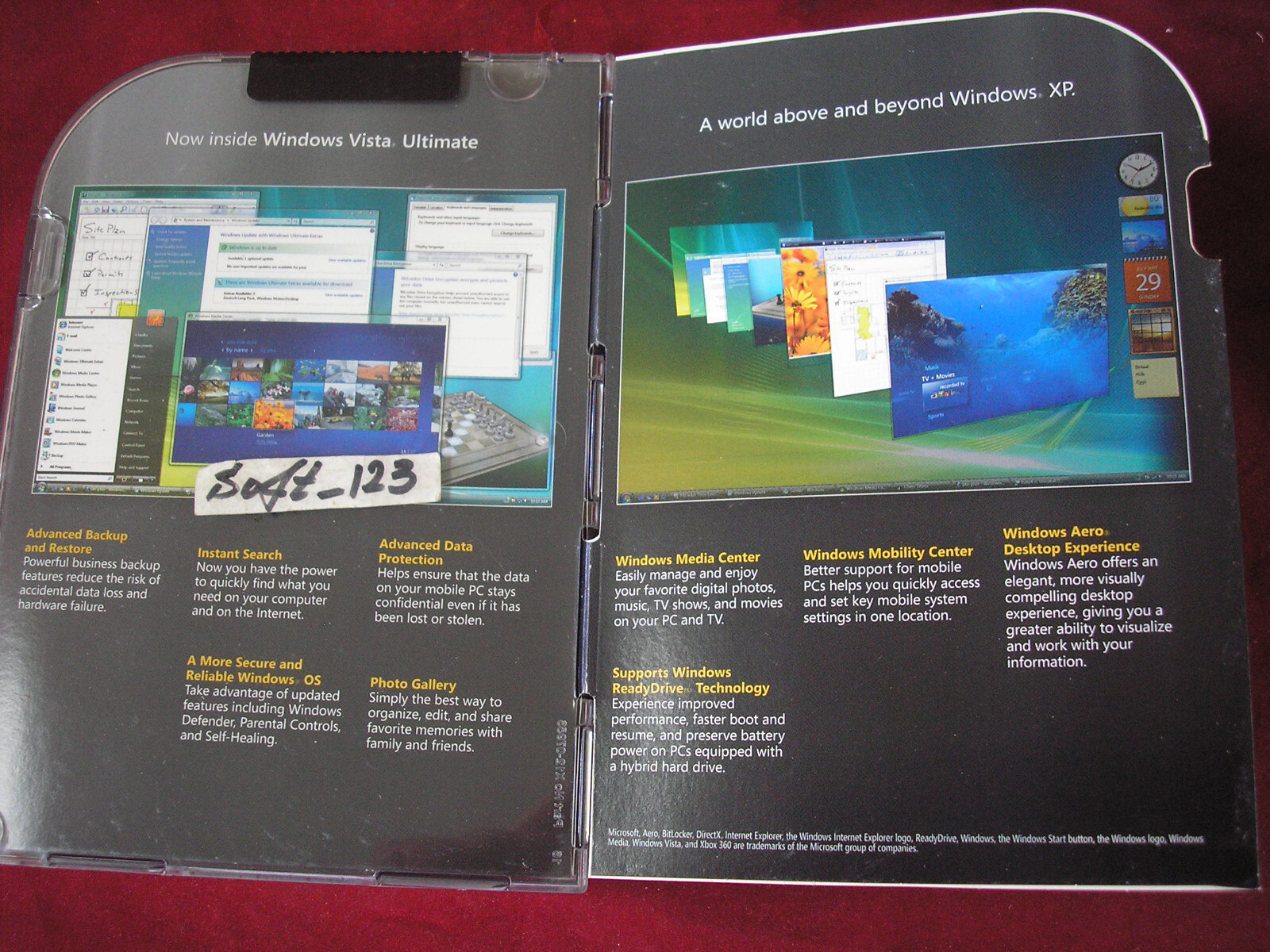 Microsoft Windows Vista Ultimate Full w/SP1 32 Bit & 64 Bit DVD =NEW SEALED BOX=