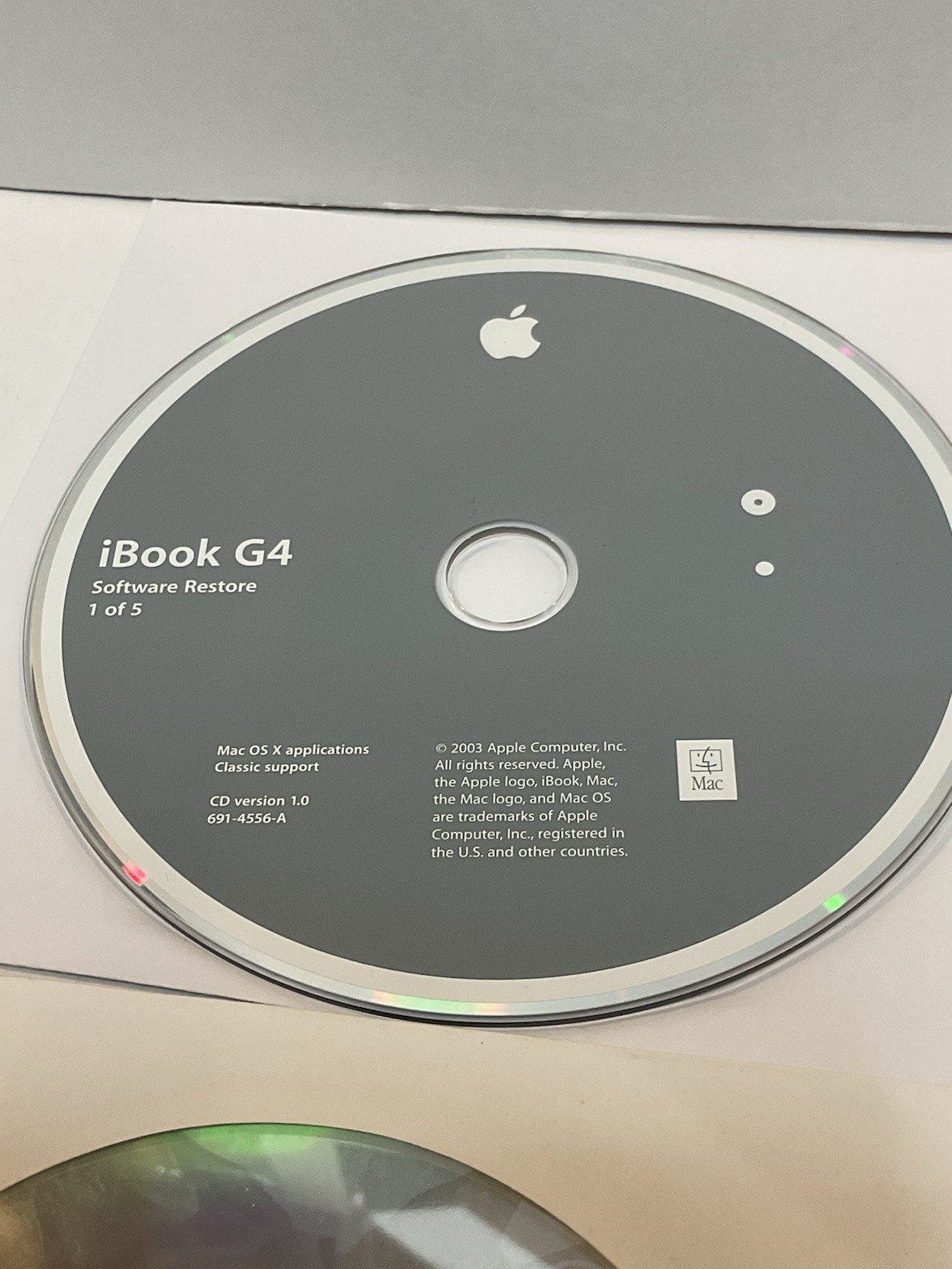 iBook G4 Mac OS X Software Restore & Hardware Test 1-5 OEM Retail