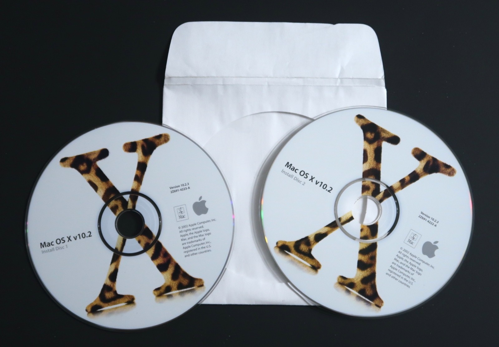 APPLE Mac OS X v10.2 Install CDs Developer Tools & Manual