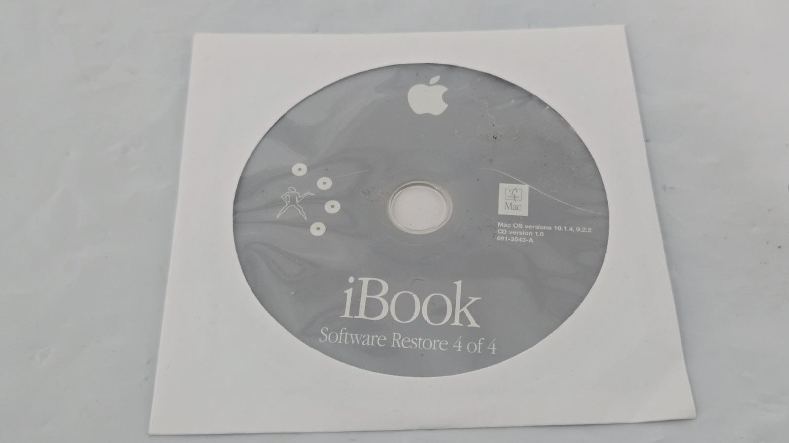 iBook G4 System Restore 8 Discs & World Book Mac 10.1.4, 9.2.2 LOT of 8