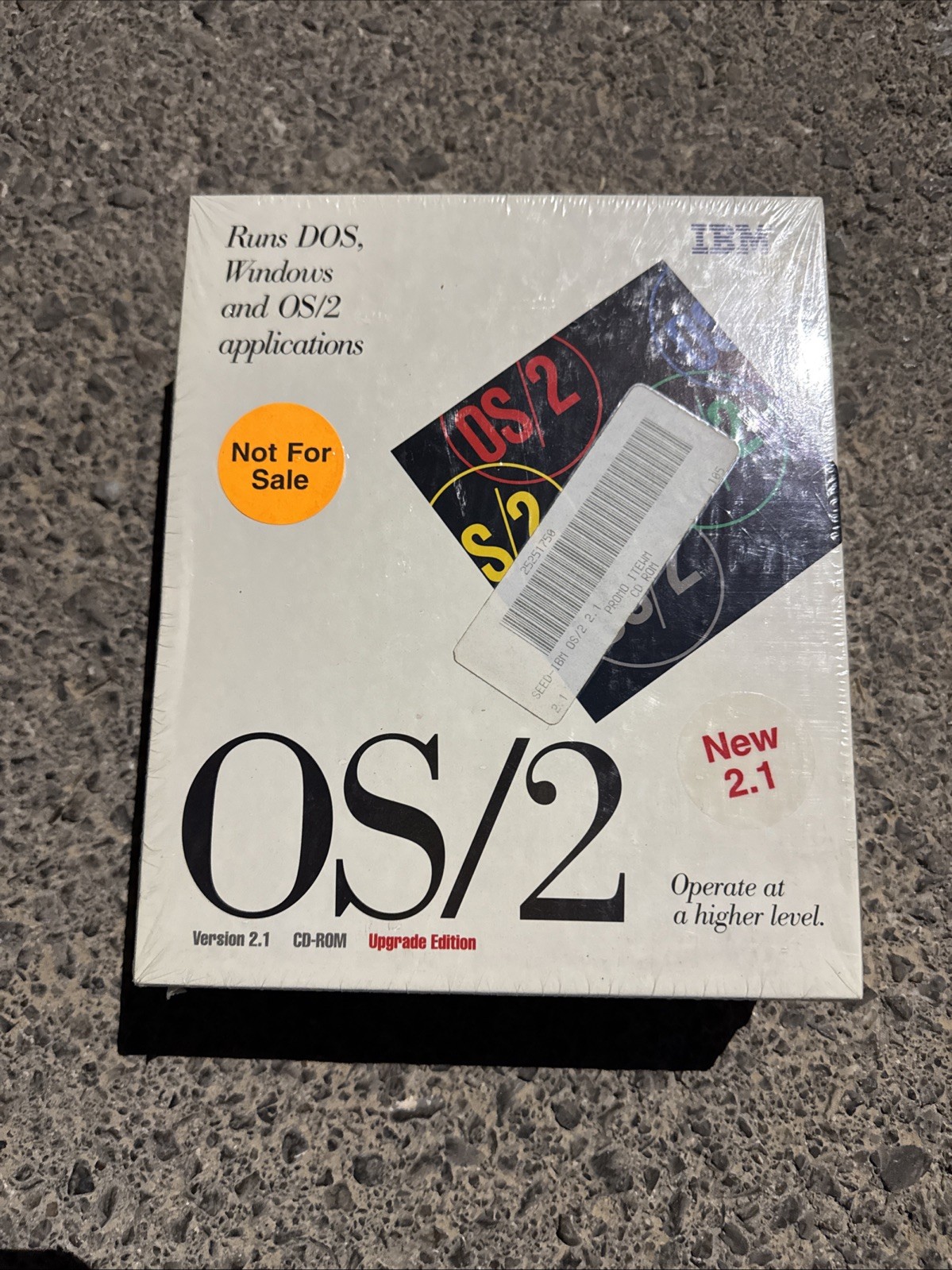 IBM OS/2 Version 2.1 CD-ROM Upgrade Edition New In Box