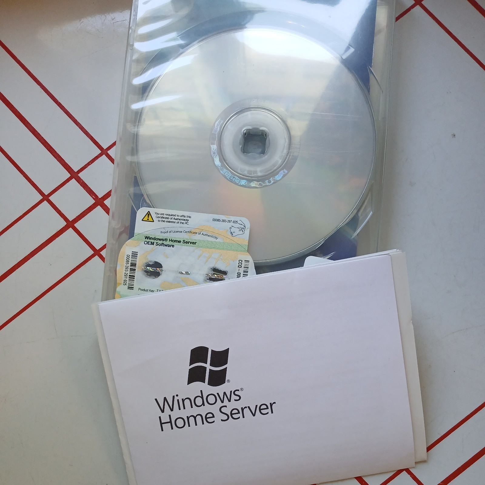 Microsoft Windows Home Server OEM System Builder Pack X10-63162 2007 Bit