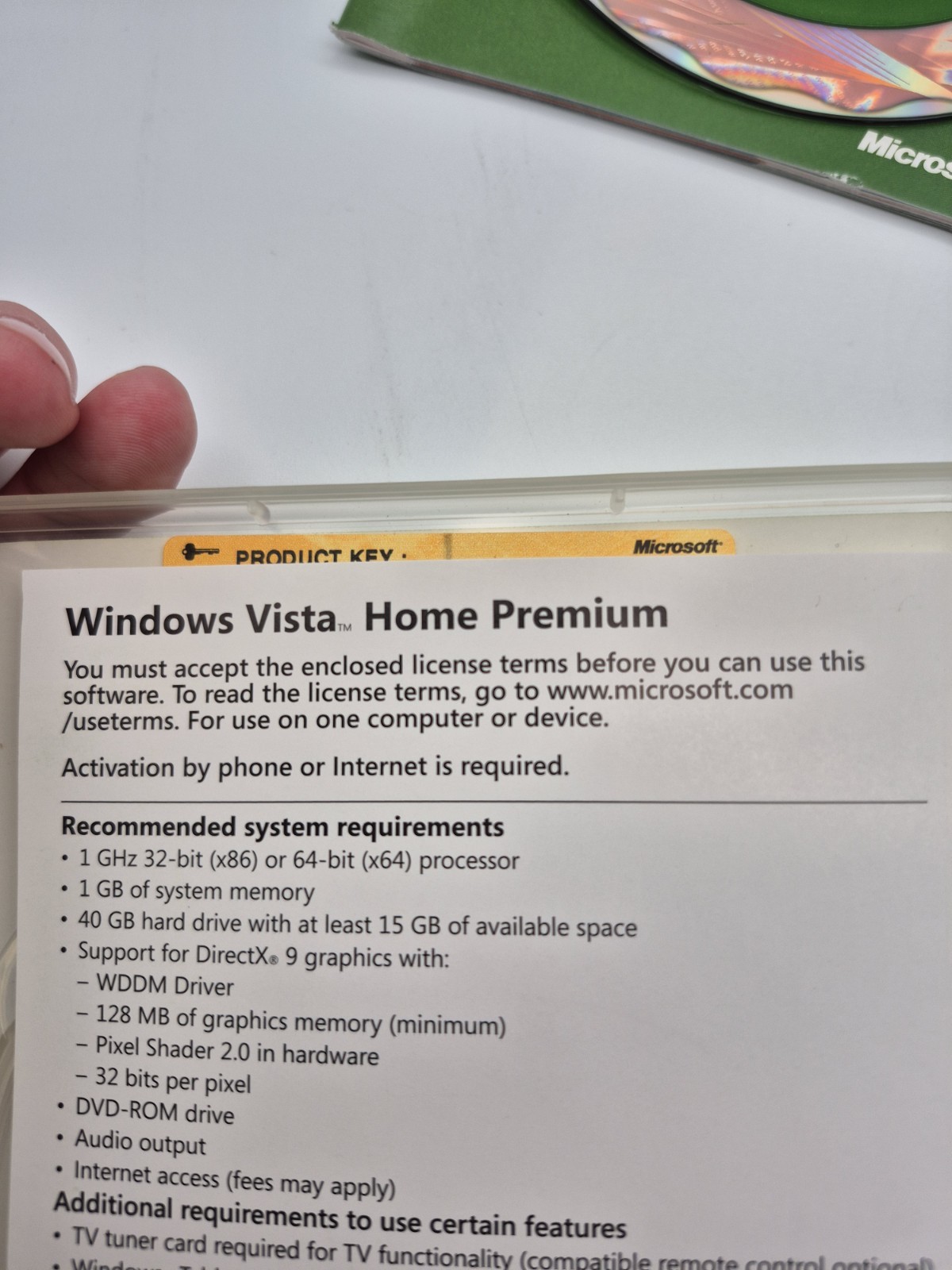 Windows Vista Home Premium Service Desk Upgrade 32 Bit with Product Key
