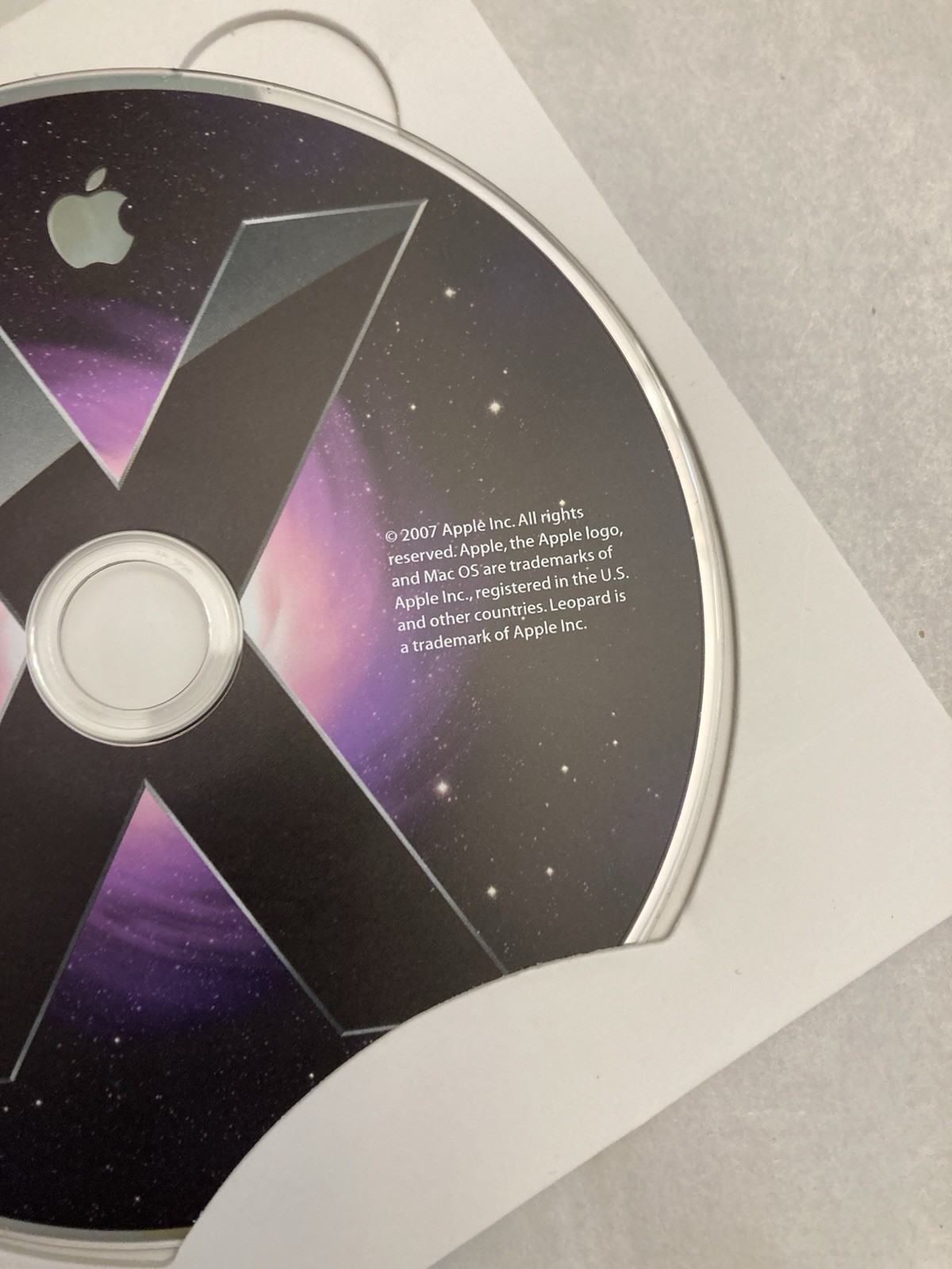 Apple Mac OS X Leopard Retail Install DVD w/Manual MB427Z/A, v10.5.1