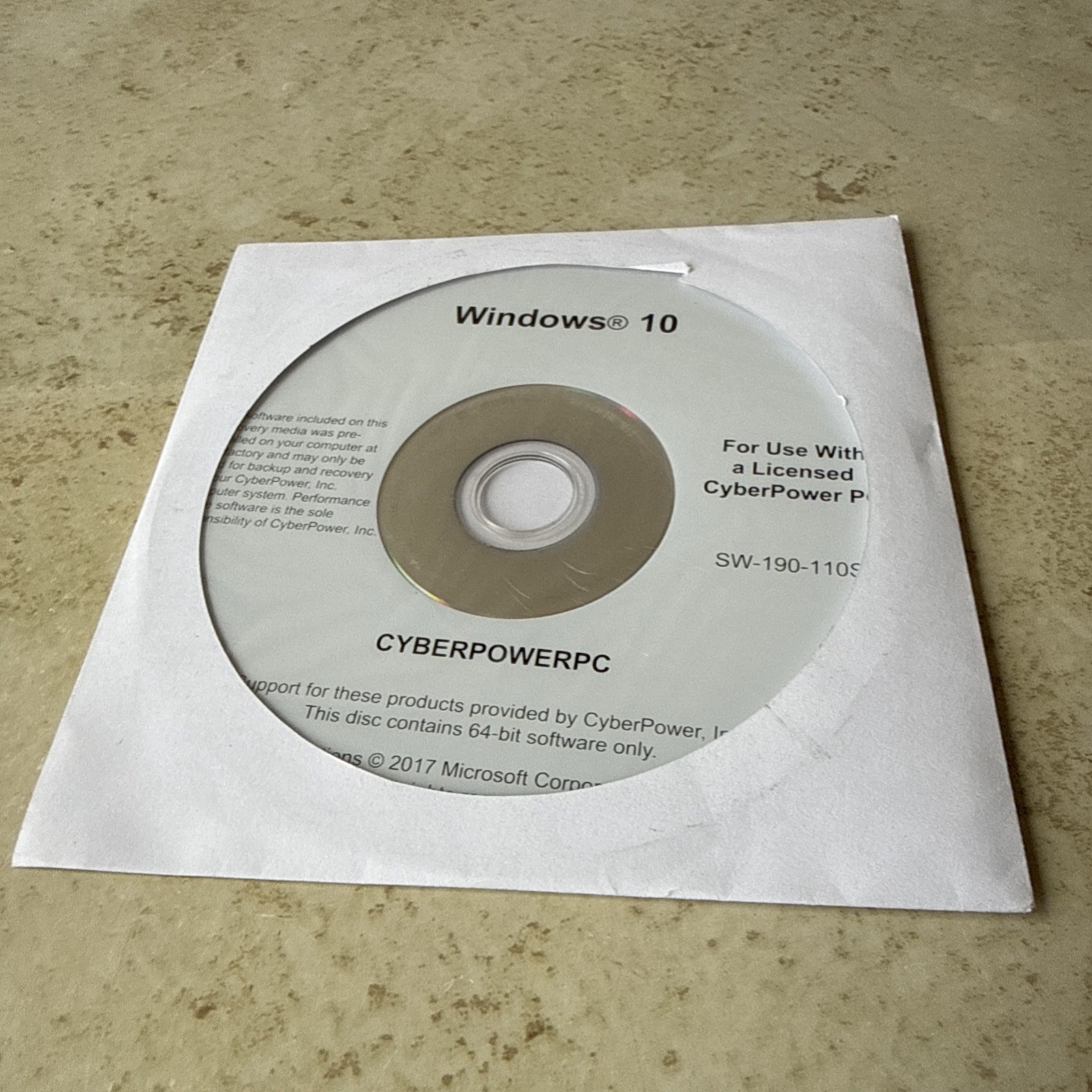 CyberPower Microsft Windows 10 64bit – 2017