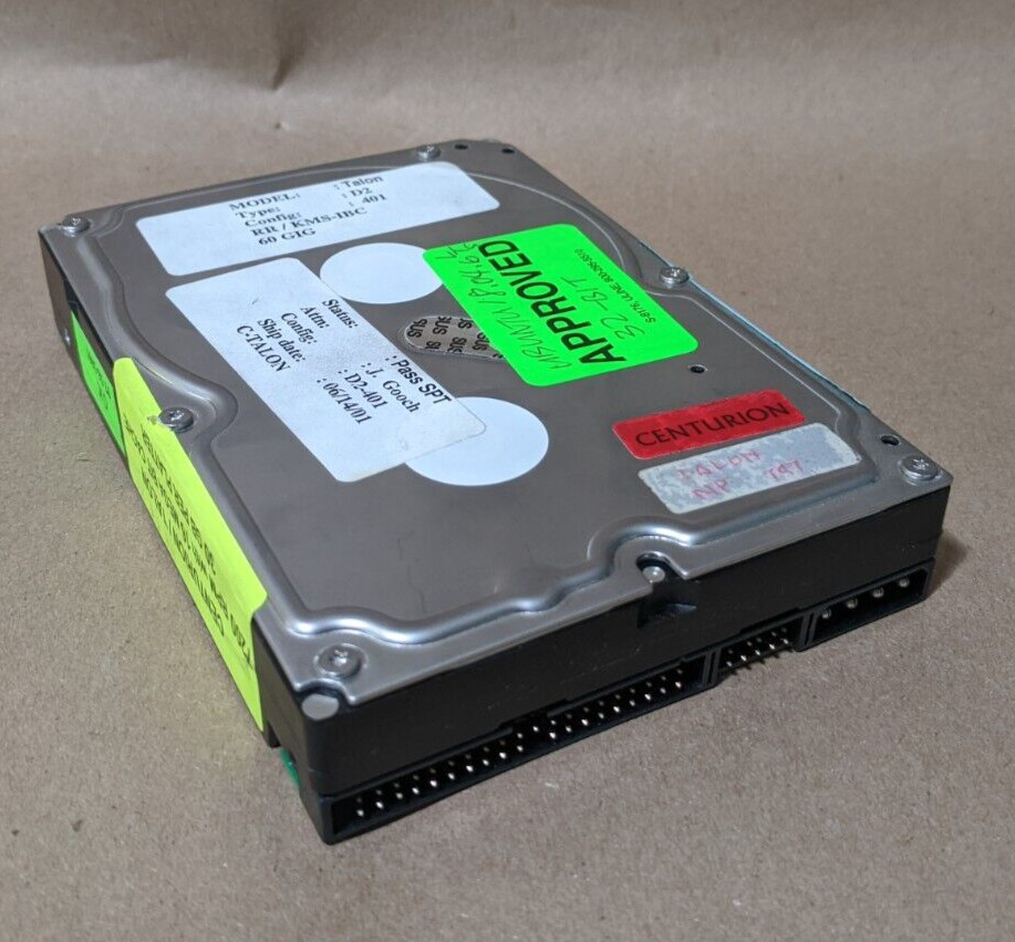 Centurion Live Boot 60GB IDE Hard Drive Ubuntu 18.04.06 OS Bootable PreInstalled