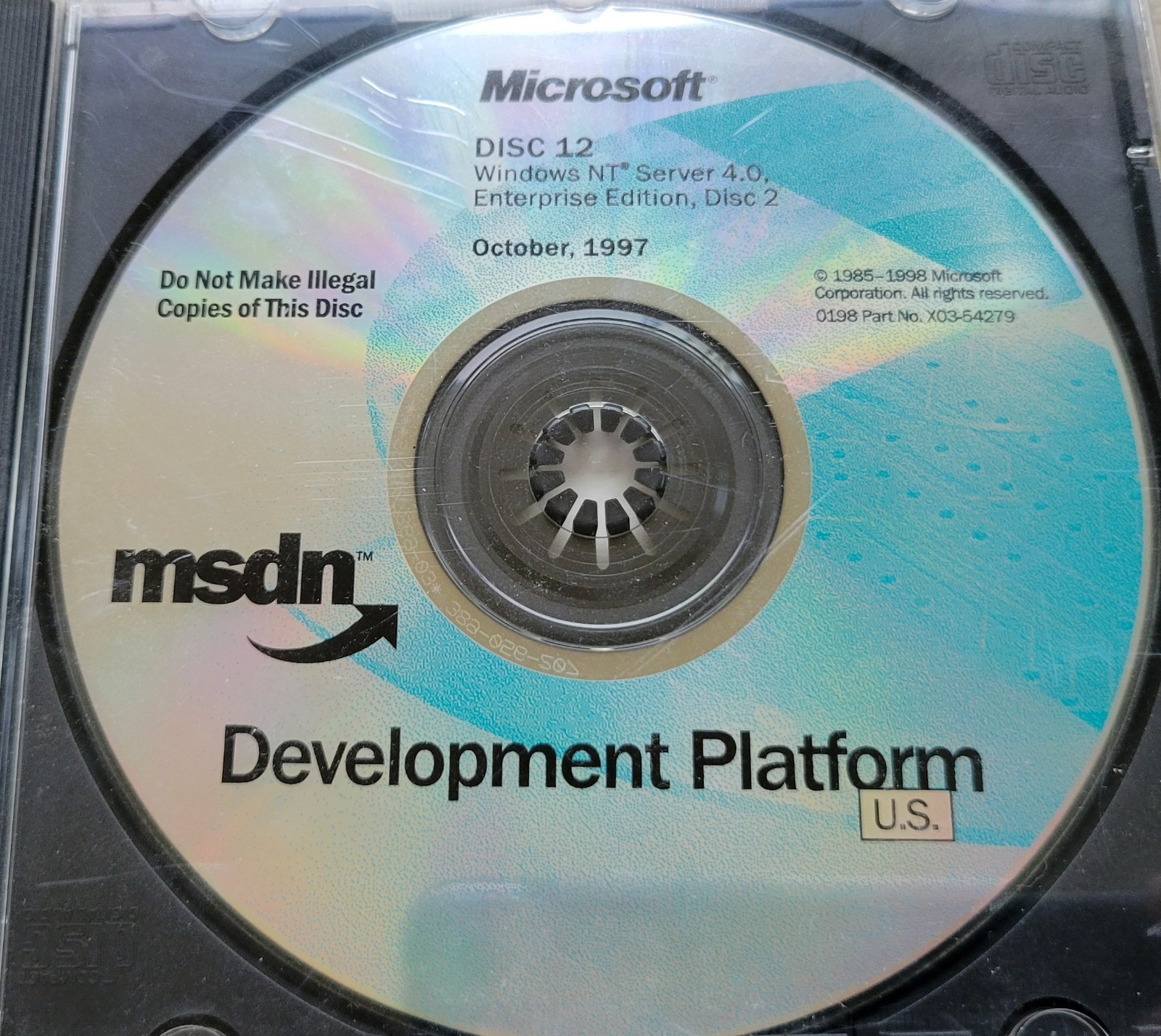 Vintage – Microsoft Windows NT server 4.0 Enterprise Edition – MSDN Development