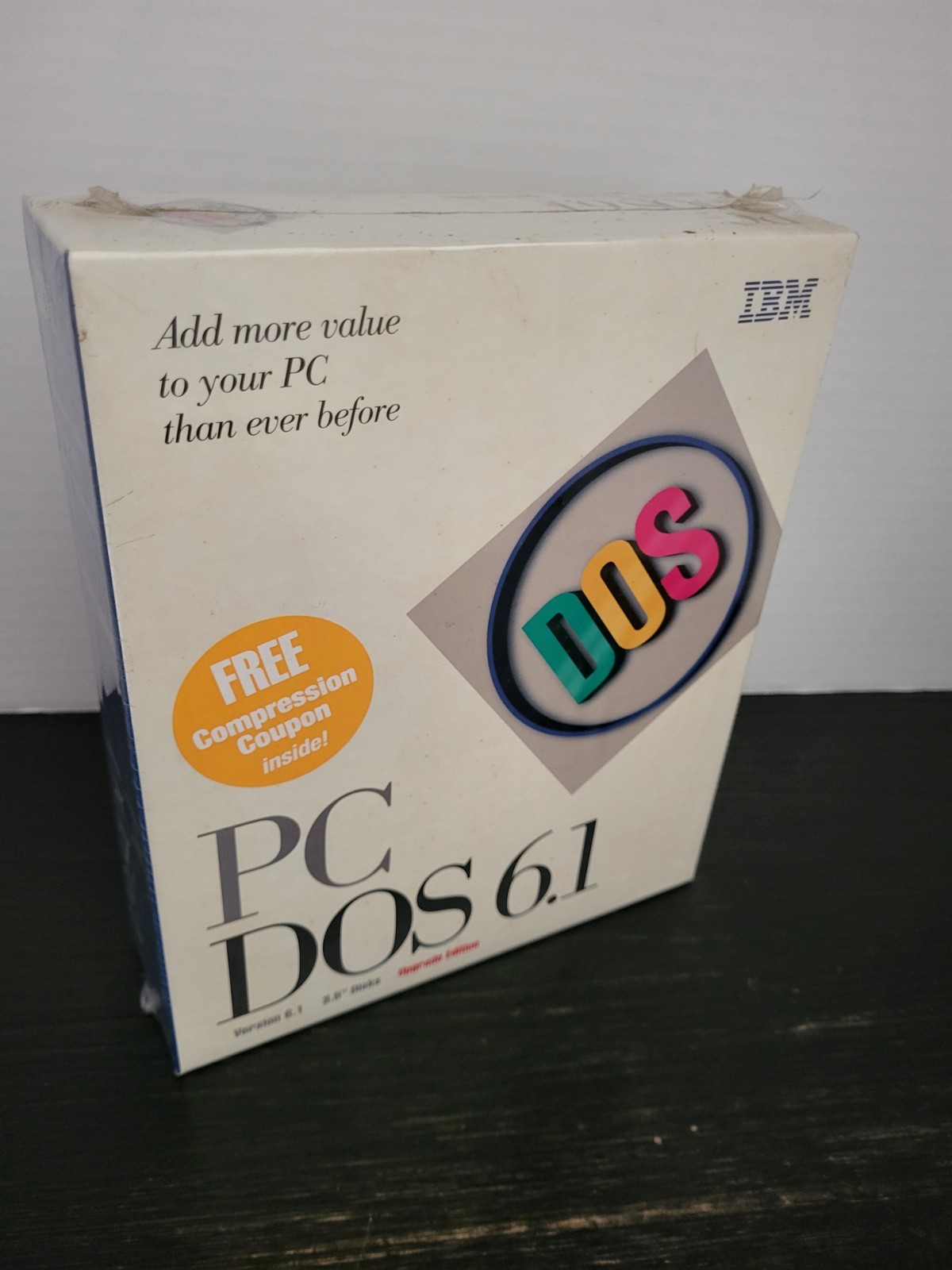 IBM PC DOS Version 6.1 3.5″ Disks UPGRADE Edition 1993 BRAND NEW SEALED